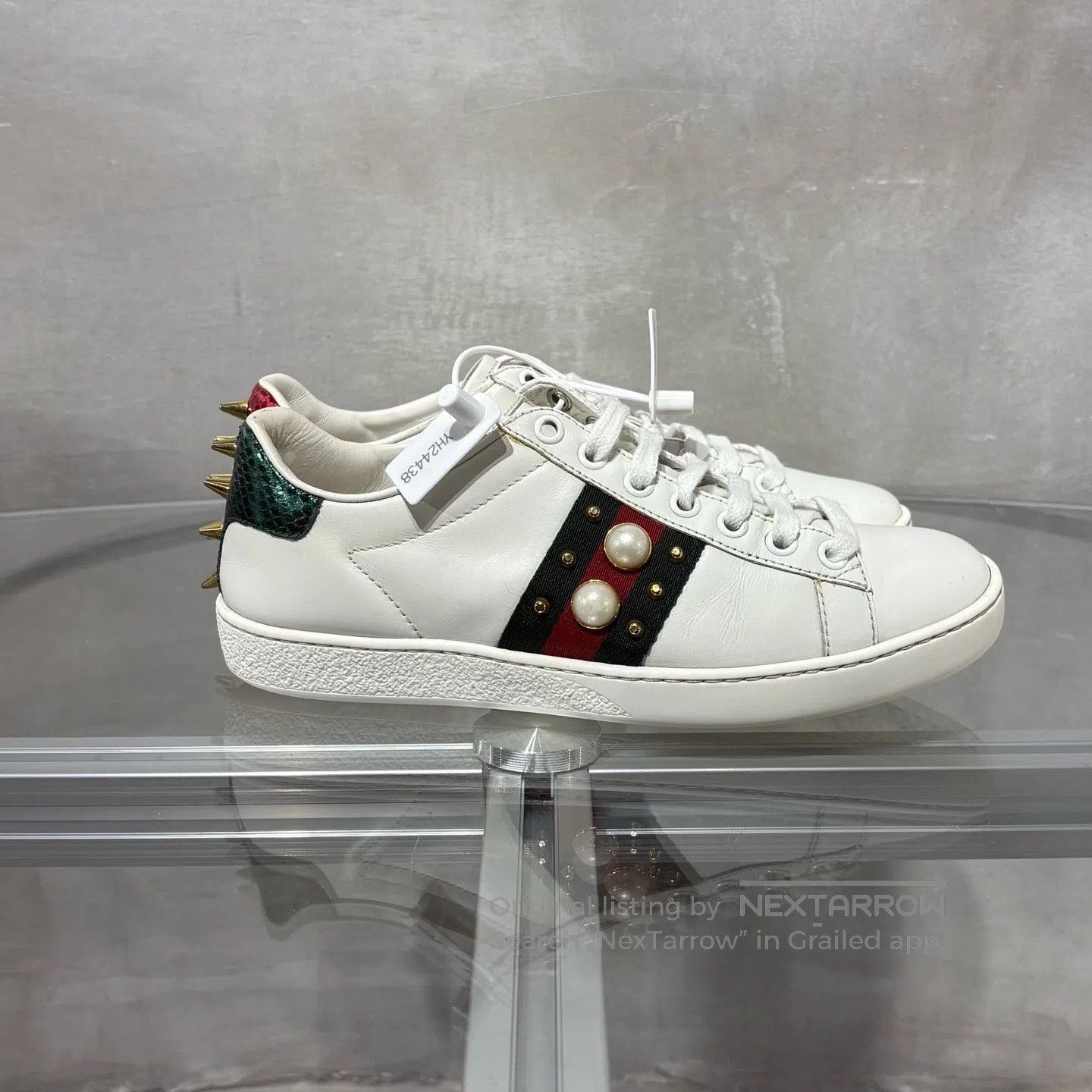 Gucci Guicci White shoes, white Size US 4.5 / IT 34.5 - 4 Thumbnail