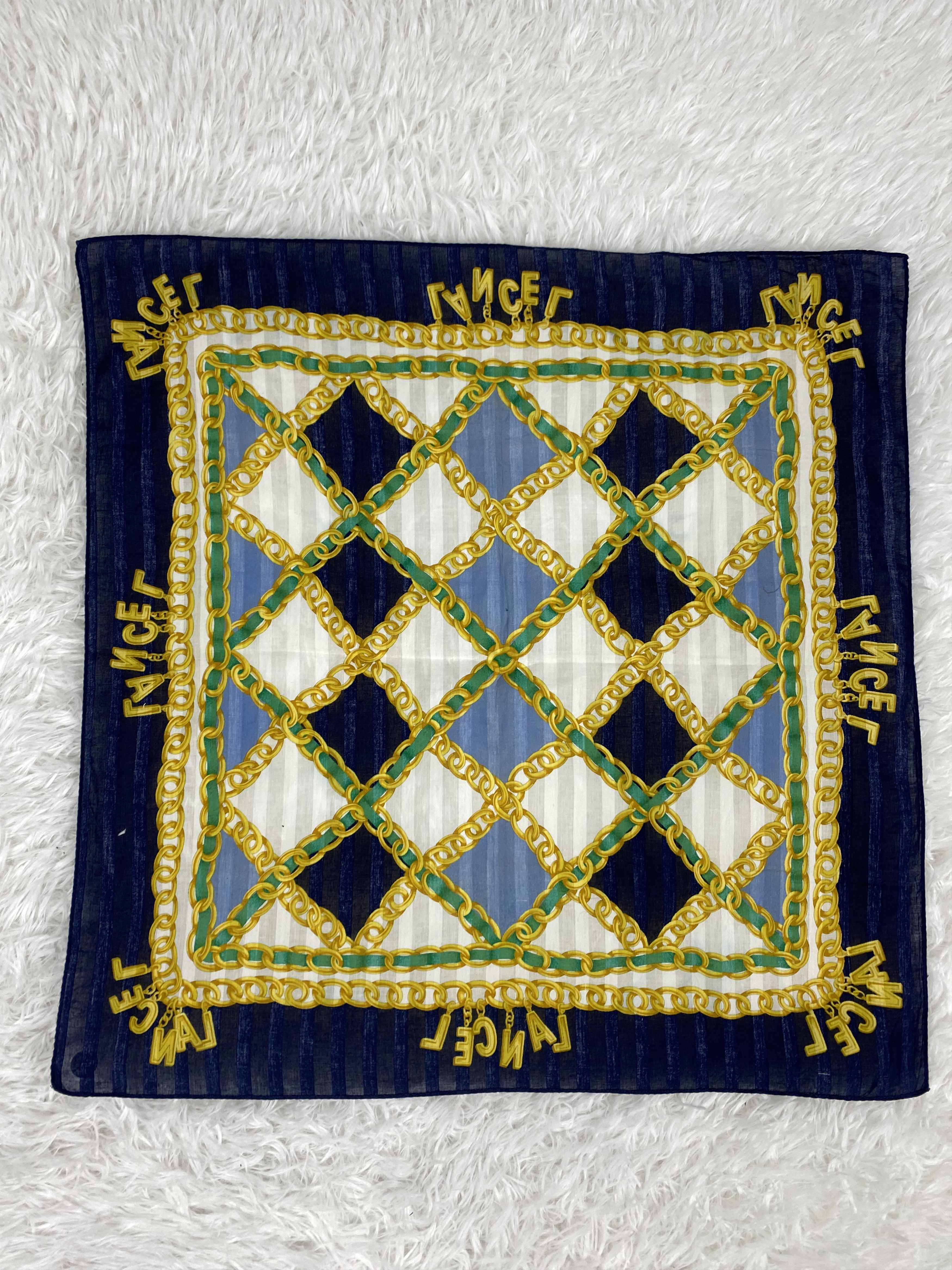 Lancel Vintage Lancel Handkerchief Neckerchief PH0274 Size ONE SIZE - 4 Thumbnail