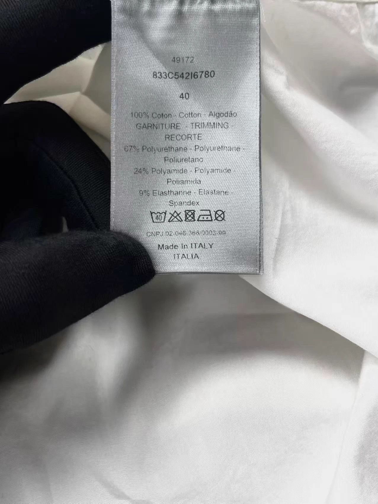 Dior Dior white Love Letter logo short-sleeve shirt jacket unisex Size US XXS / EU 40 - 5 Thumbnail