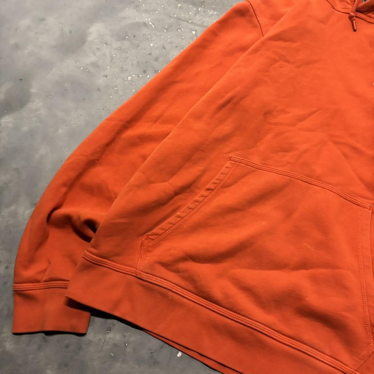 Nike × Vintage Crazy Vintage Y2K/2000s Orange Nike Swoosh Essential Hoodie! Size US M / EU 48-50 / 2 - 3 Thumbnail