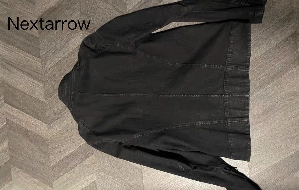 Julius Julius Black coated denim jacket Size US M / EU 48-50 / 2 - 2 Thumbnail