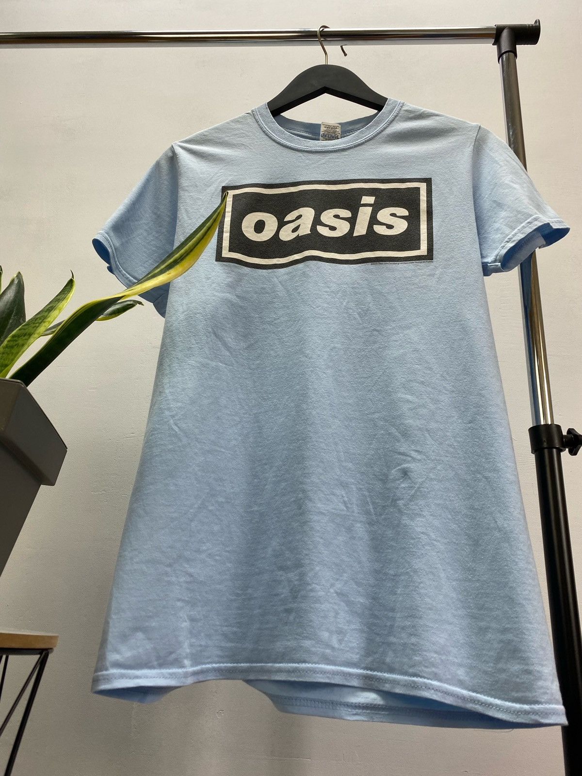 Oasis Shirt Box Logo Vintage Band Tees Radiohead