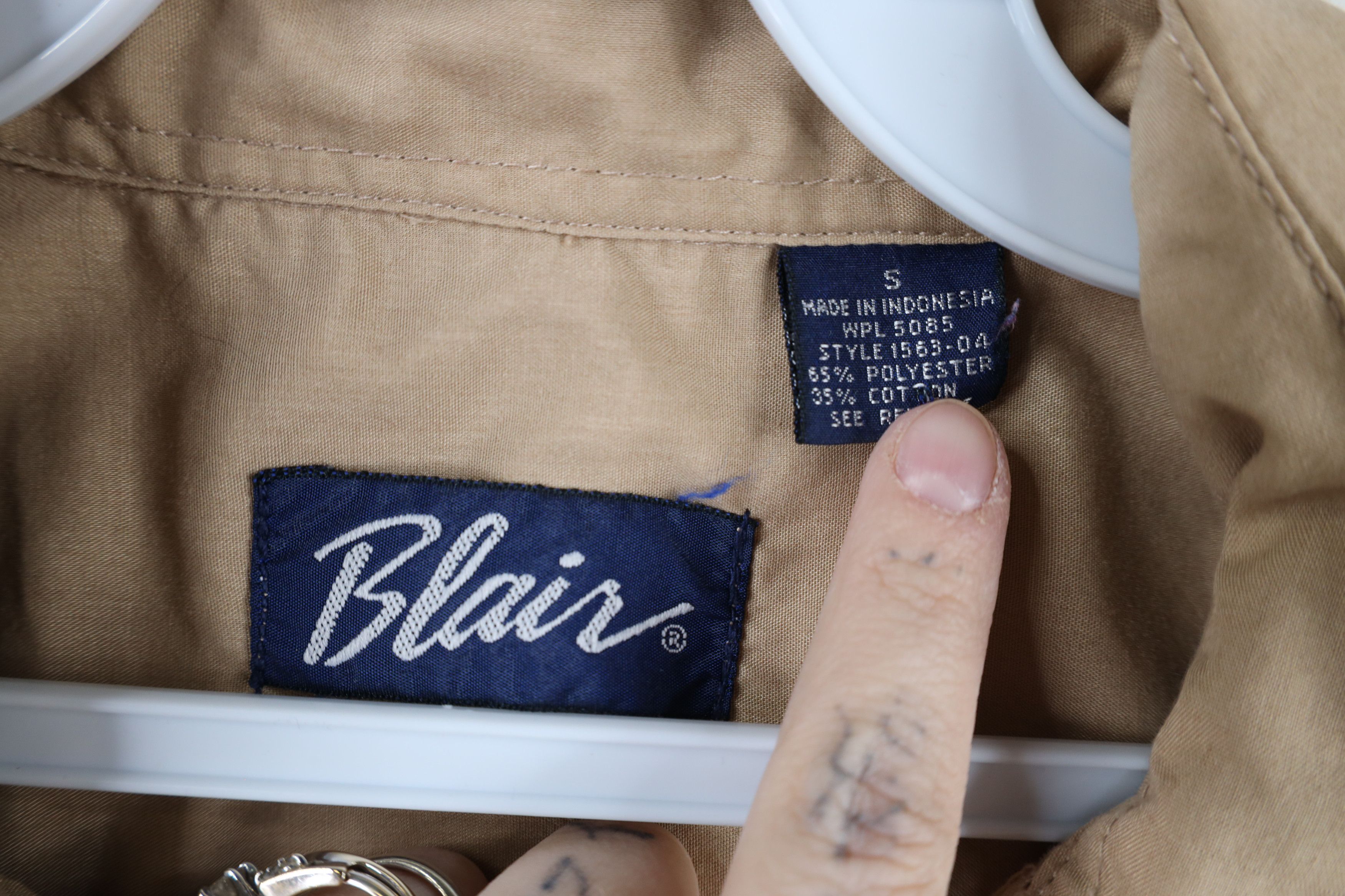 Vintage Vintage 90s Streetwear Military Safari Bush Button Shirt Size US S / EU 44-46 / 1 - 9 Thumbnail
