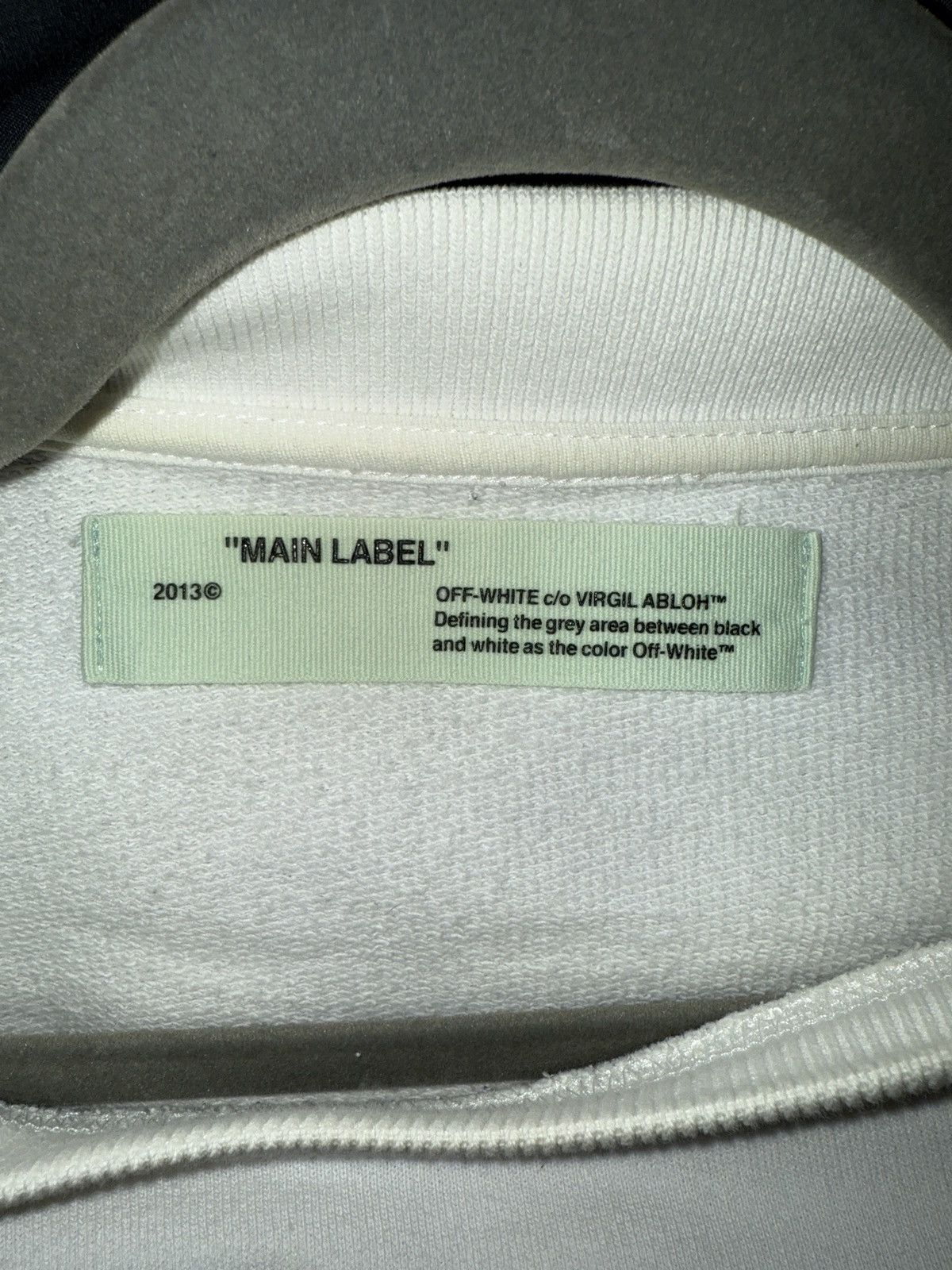 Off-White Off-white crewneck cotton crewneck Size US L / EU 52-54 / 3 - 8 Thumbnail