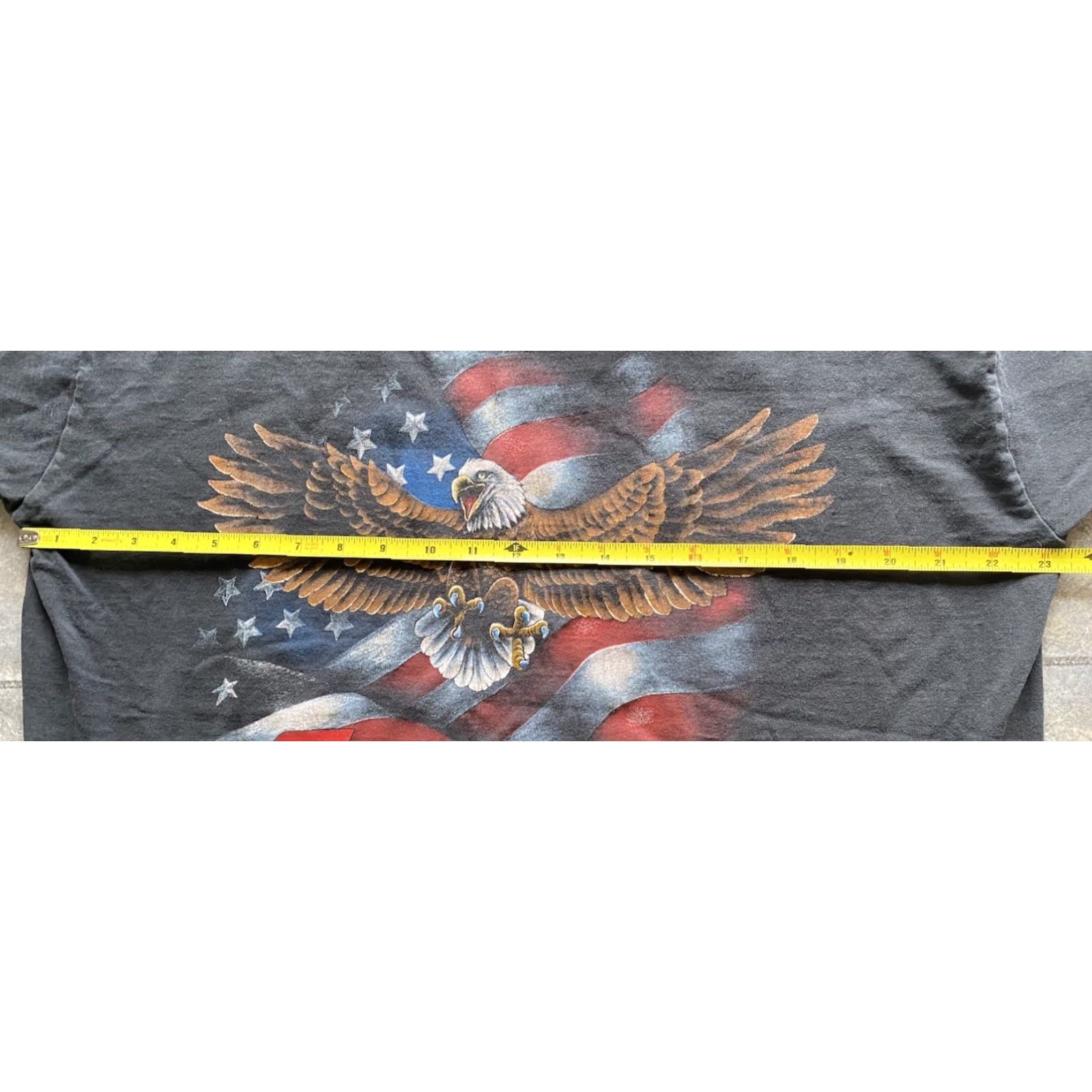 Fruit Of The Loom VINTAGE Fruit of the Loom T-Shirt USA 2XL Black Short Sleeve Mens Snap On Tools Symbol Of America VTG Size US XXL / EU 58 / 5 - 6 Thumbnail