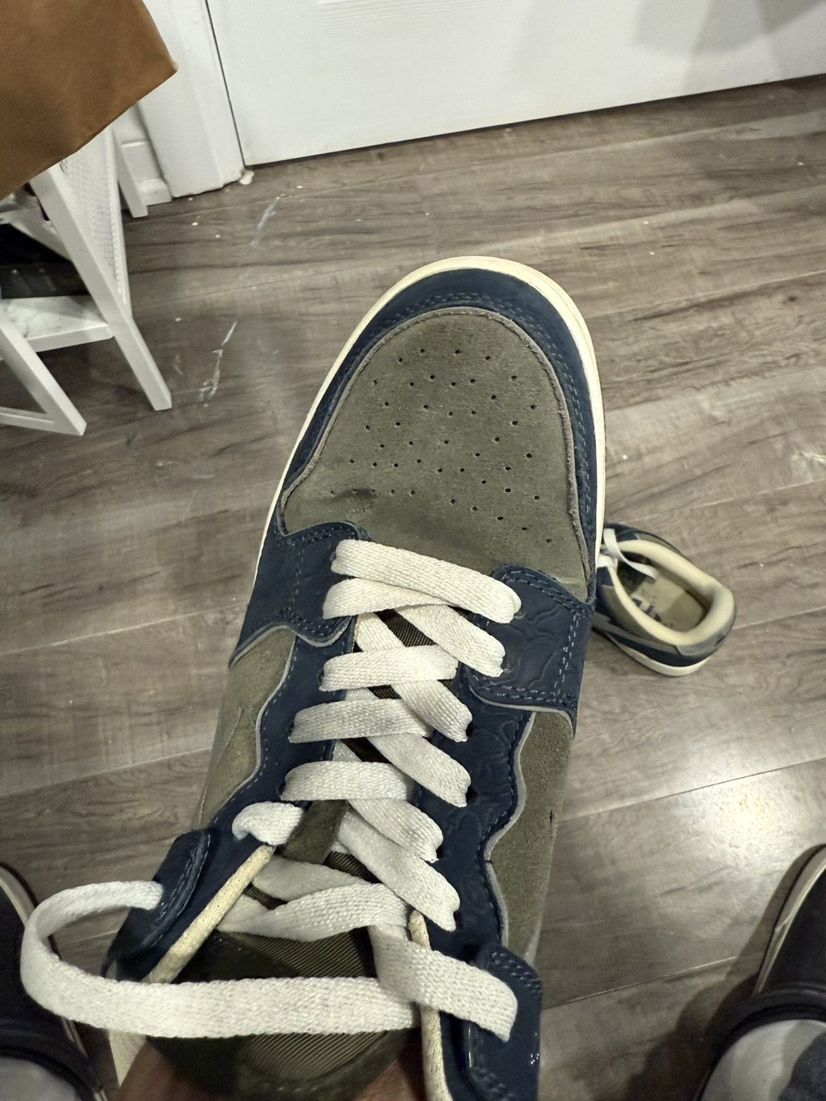 Bape Bapestas Sk8 marine blue and grey size 11 Size US 11 / EU 44 - 6 Thumbnail