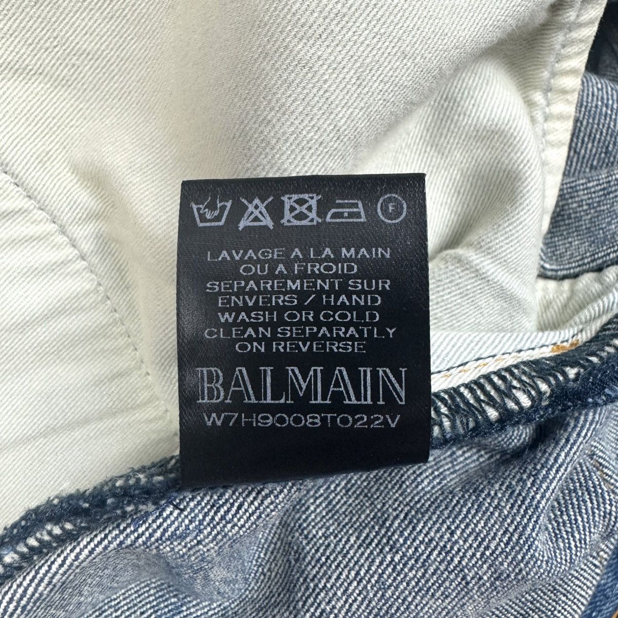 Balmain BALMAIN FW17 BLUE DENIM Size US 31 - 10 Thumbnail