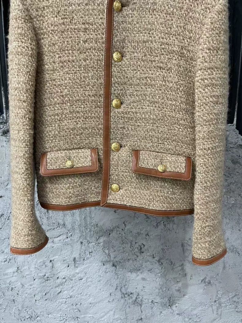 Celine Celine Tweed Jacket with Golden Buttons Size US M / EU 48-50 / 2 - 4 Thumbnail