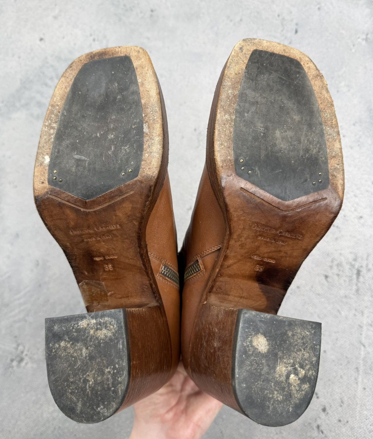 Officine Creative Officine Creative Leather Ankle Boots Artisan Heeled Boots Size US 9 / IT 39 - 9 Thumbnail