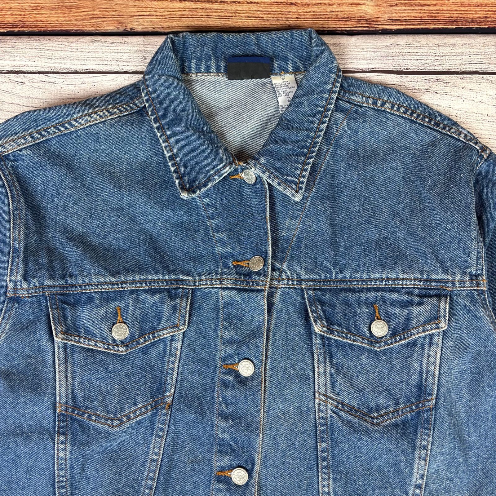 Vintage Vintage 1990s The Rosie O'Donnell Show Denim Jacket Size US L / EU 52-54 / 3 - 8 Thumbnail