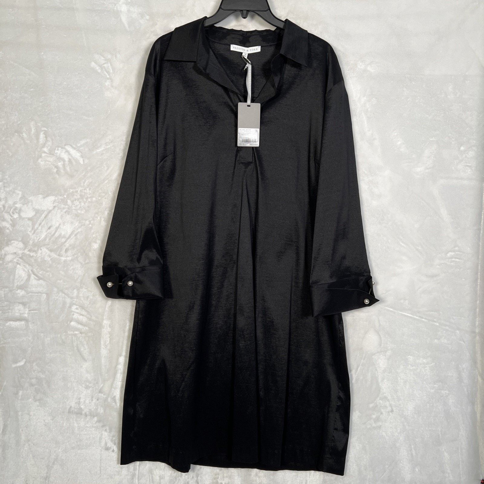 Preston & York Preston & York Shirt Dress Women's Sz 18 Drs Thea Taffeta Size XXL / US 16-18 / IT 52-54 - 1 Thumbnail