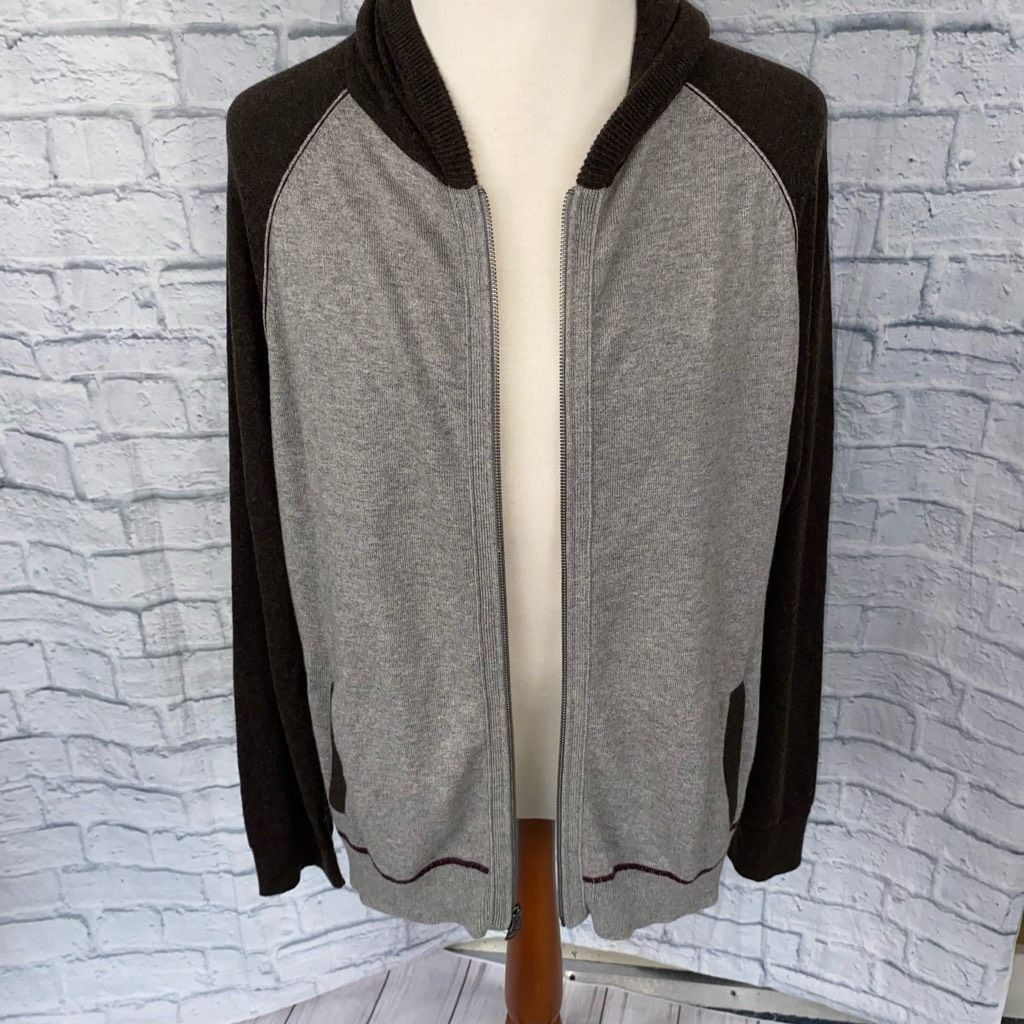 Gap Gap full zip lightweight hooded jacket w/pockets tan/brown m Size US XXL / EU 58 / 5 - 8 Thumbnail