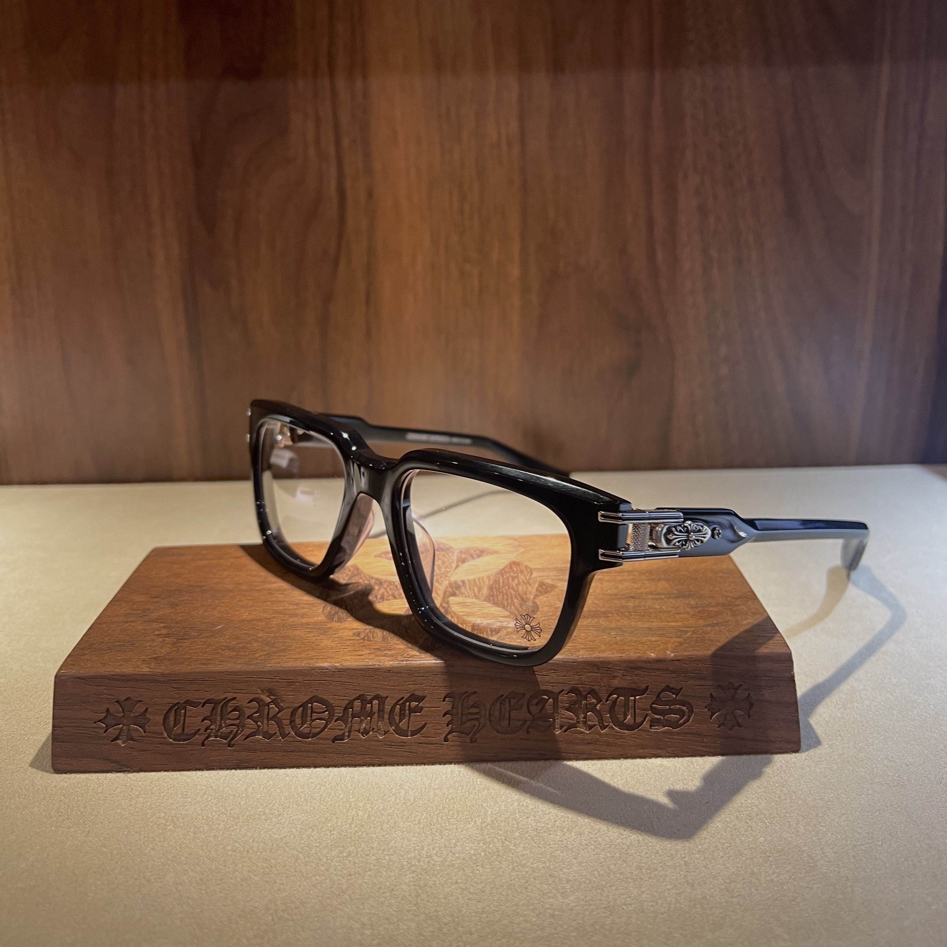 Chrome Hearts Chrome Hearts BULGE BLACK/SILVER GLASSES Size ONE SIZE - 1 Thumbnail