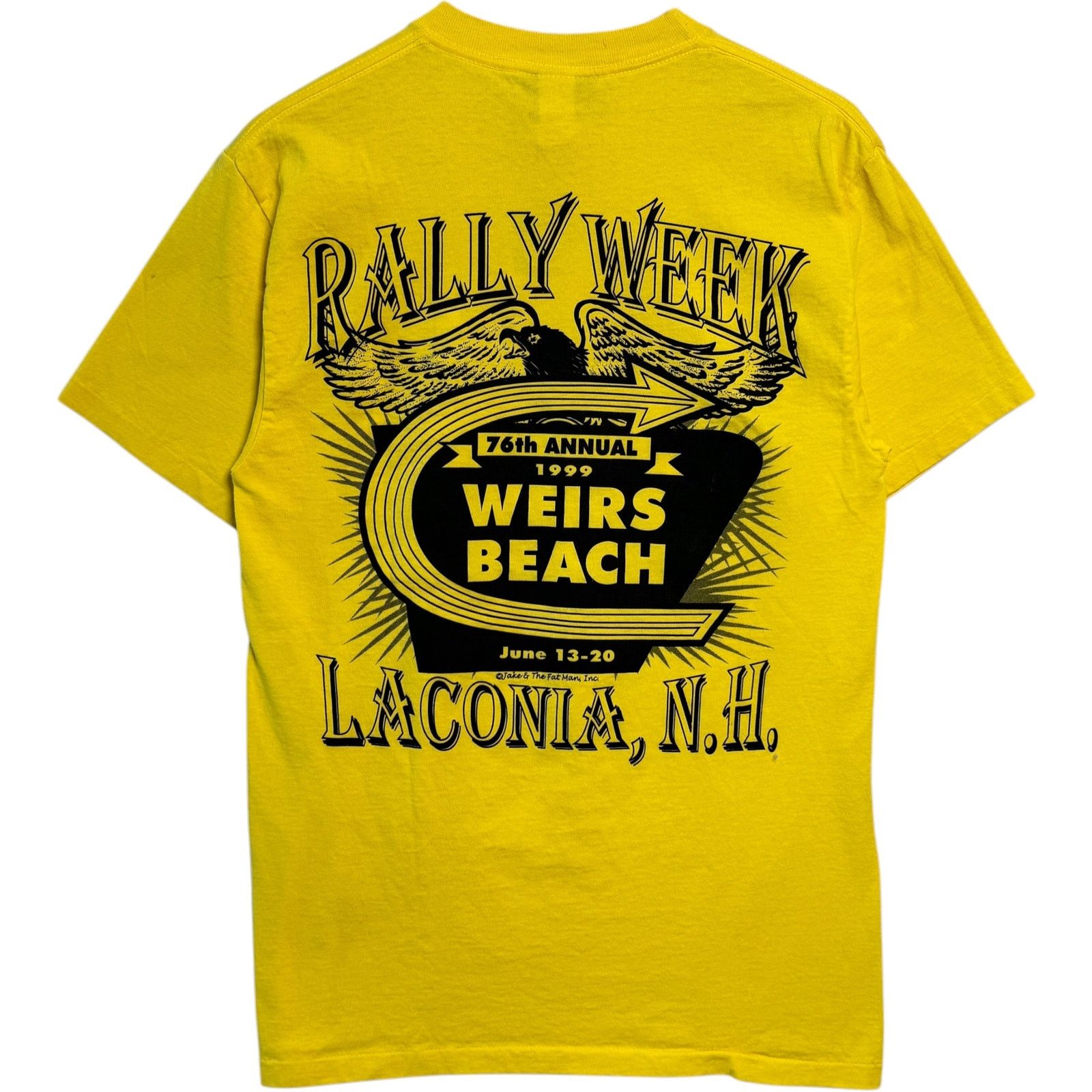 Vintage Vintage 76th Annual Rally Week Native Symbols 90s Tee M Size US M / EU 48-50 / 2 - 5 Thumbnail
