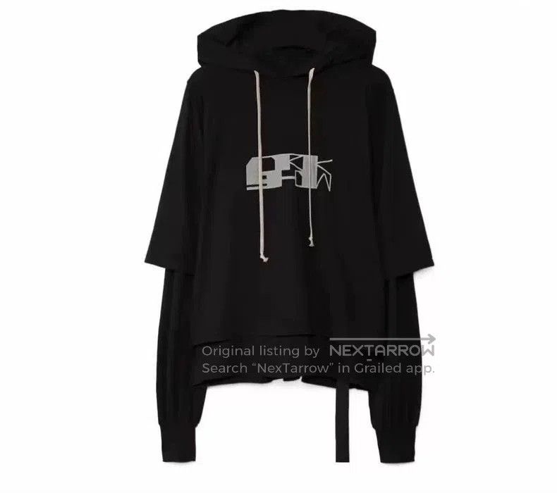 Rick Owens Rick Owens Pattern printed hooded pullover sweater. Size US L / EU 52-54 / 3 - 5 Thumbnail