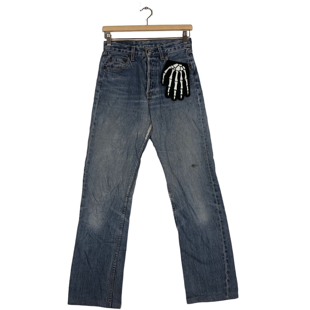Levi's 🔥90’s VINTAGE LEVIS 501 DISTRESSED DENIM JEANS Size US 26 / EU 42 - 2 Thumbnail