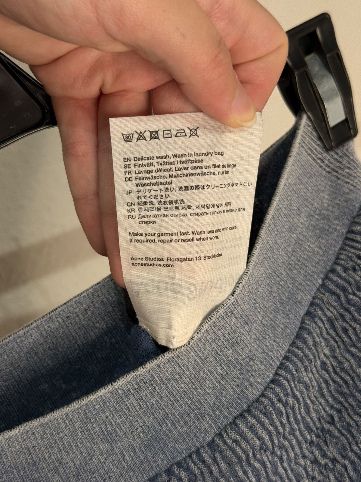 Acne Studios Acne Studios Blue Denim Wash Pants Size 27" / US 4 / IT 40 - 6 Thumbnail