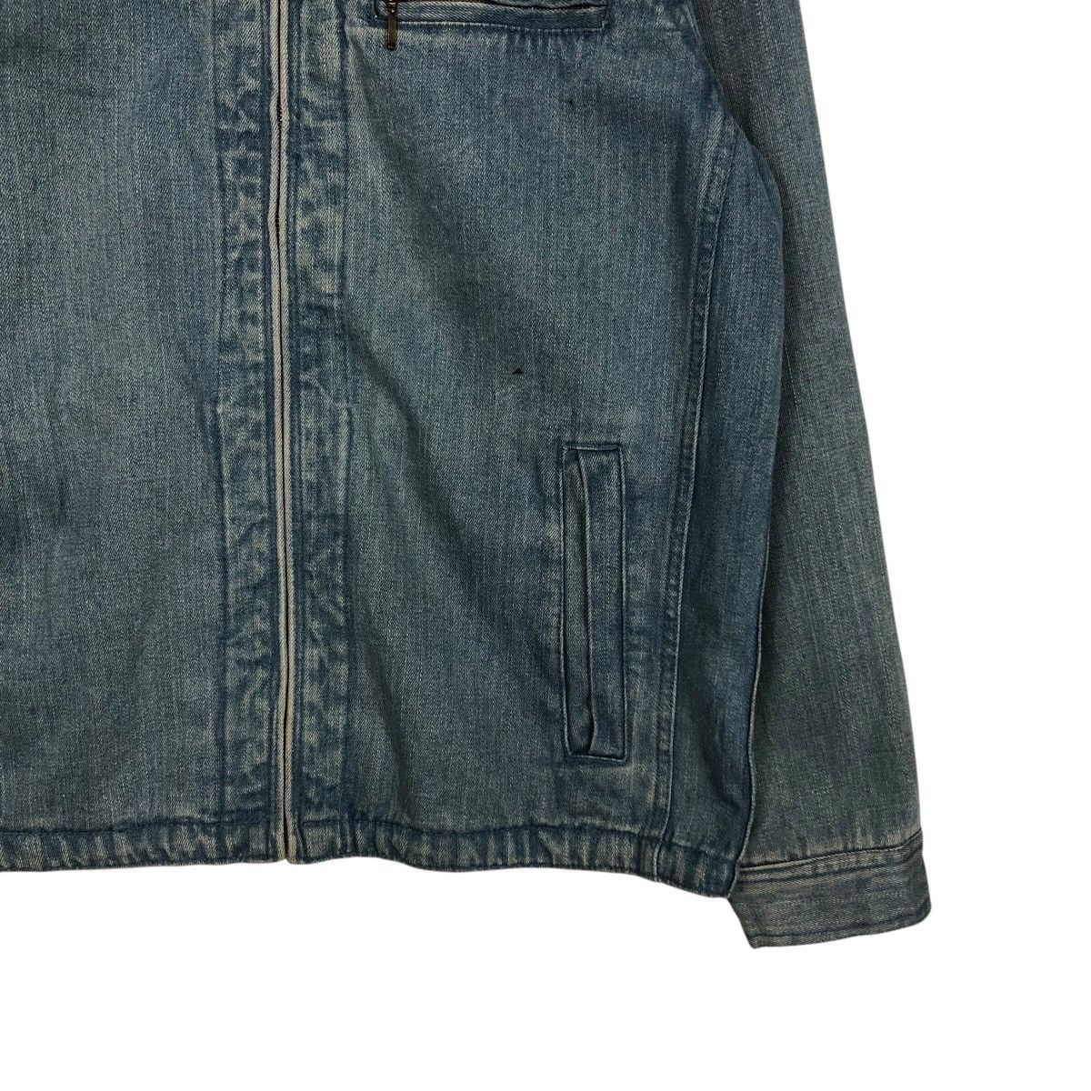 Japanese Brand 📌Vintage Biker Denim Jacket Person's Jeans Issey Miyake Size US L / EU 52-54 / 3 - 6 Thumbnail