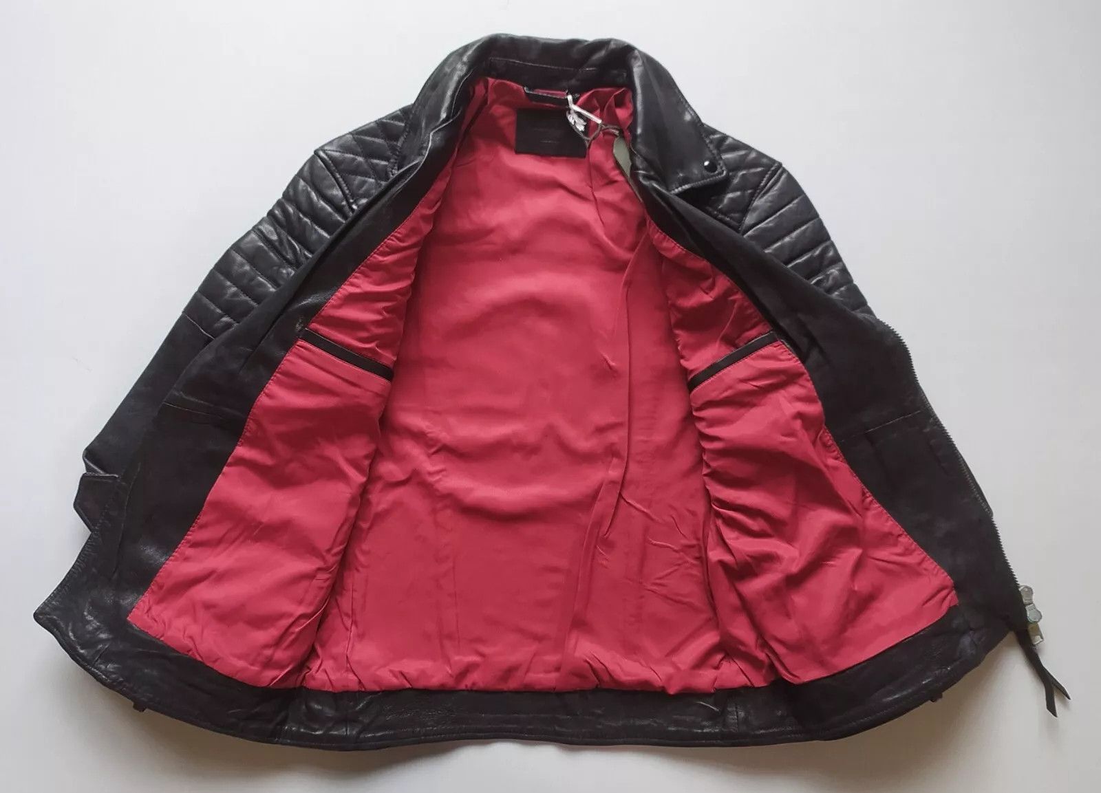 Allsaints ALLSAINTS Bolt Leather Biker Jacket IFD 0748 Size US M / EU 48-50 / 2 - 3 Thumbnail