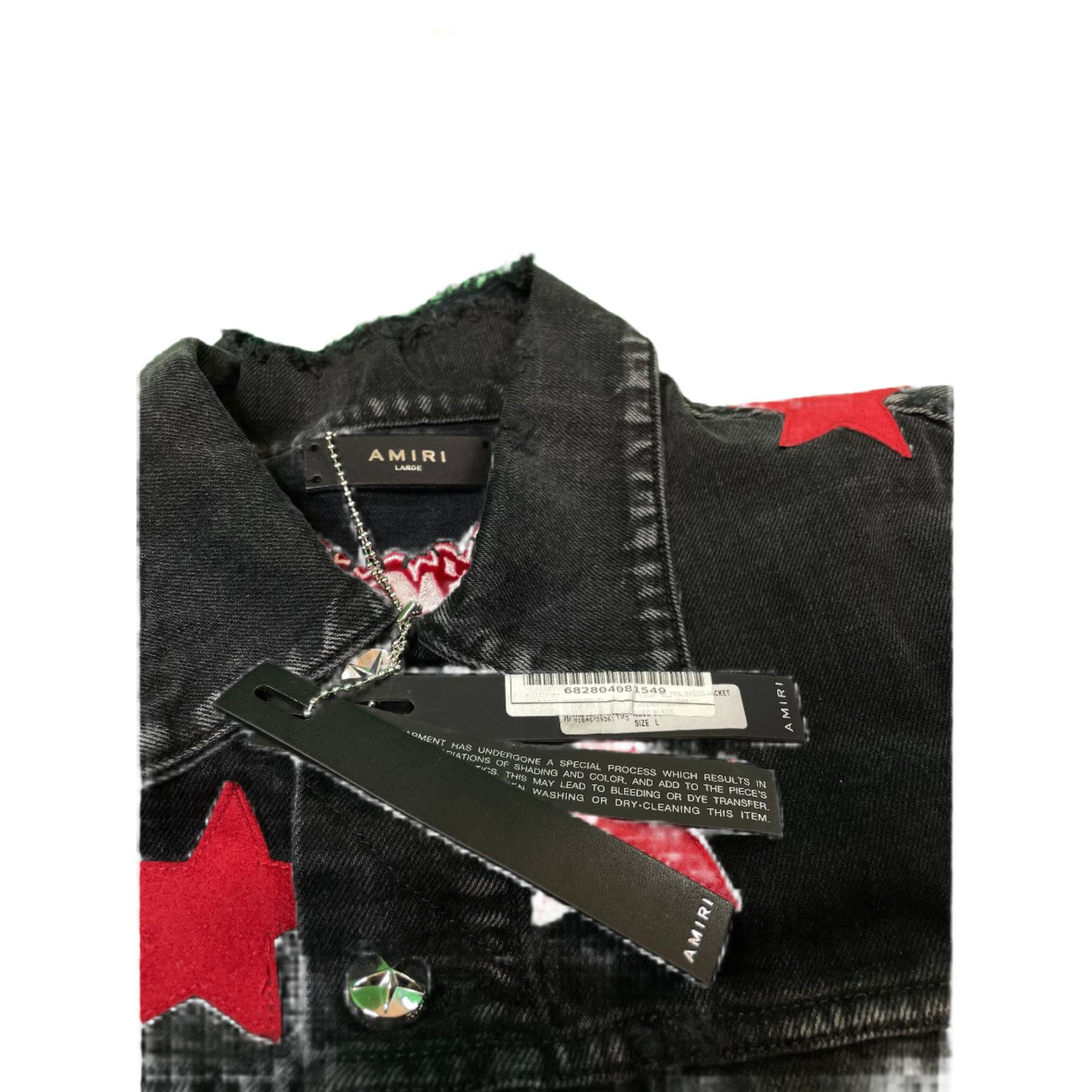 Amiri Amiri Chemist Black & Red Jacket Size US L / EU 52-54 / 3 - 4 Thumbnail