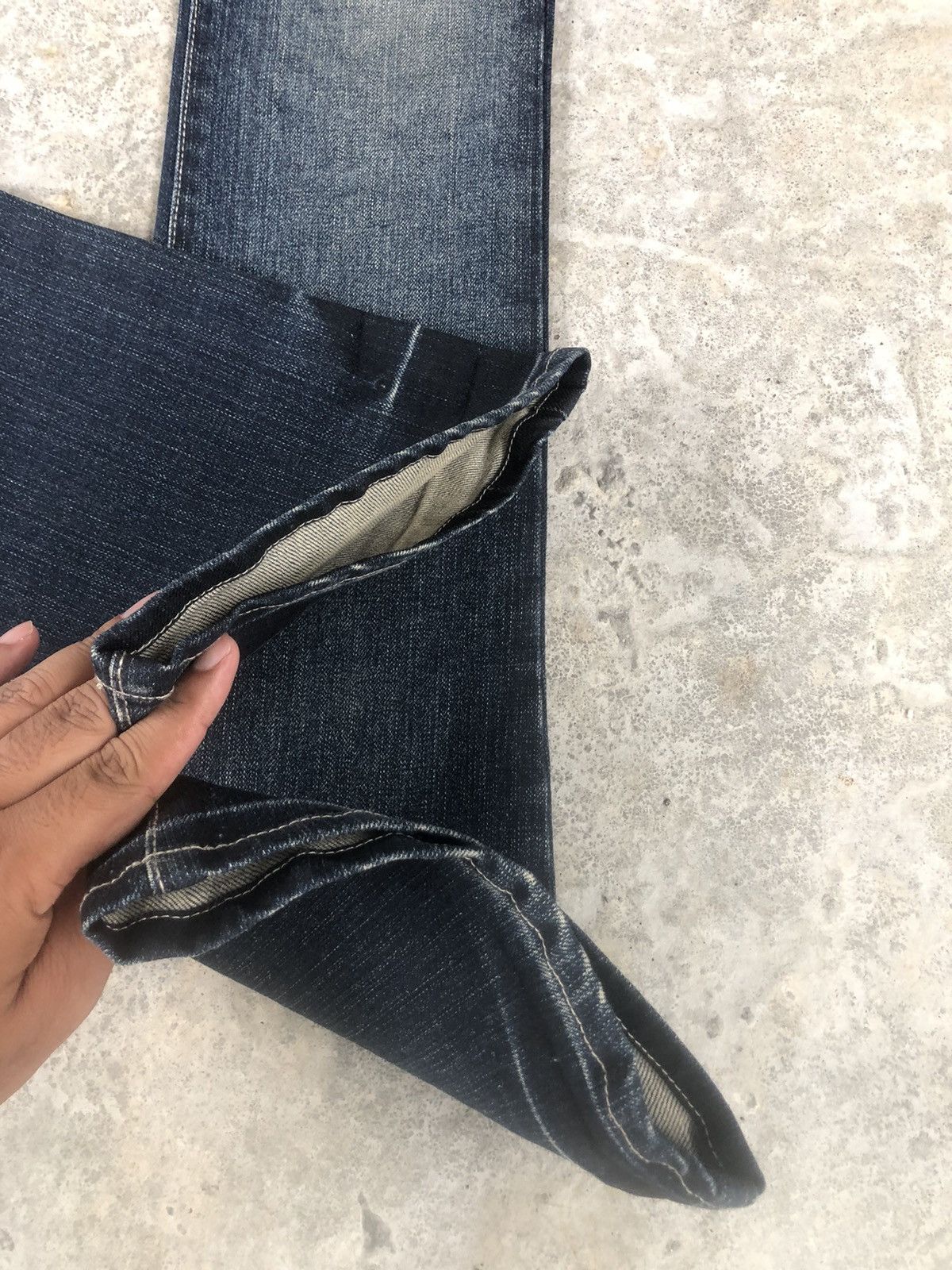 If Six Was Nine Japanese Durer Flared Jeans Distressed Jeans Size US 31 - 13 Thumbnail