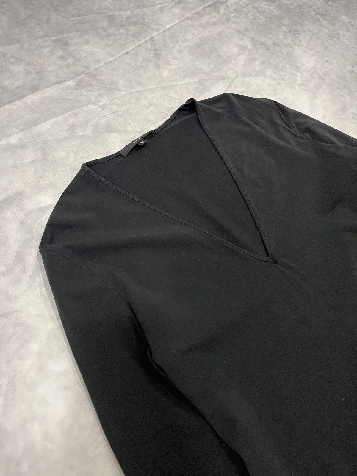 Gucci Gucci Vintage V-Neck Longsleeve Top Size XL / US 12-14 / IT 48-50 - 3 Thumbnail