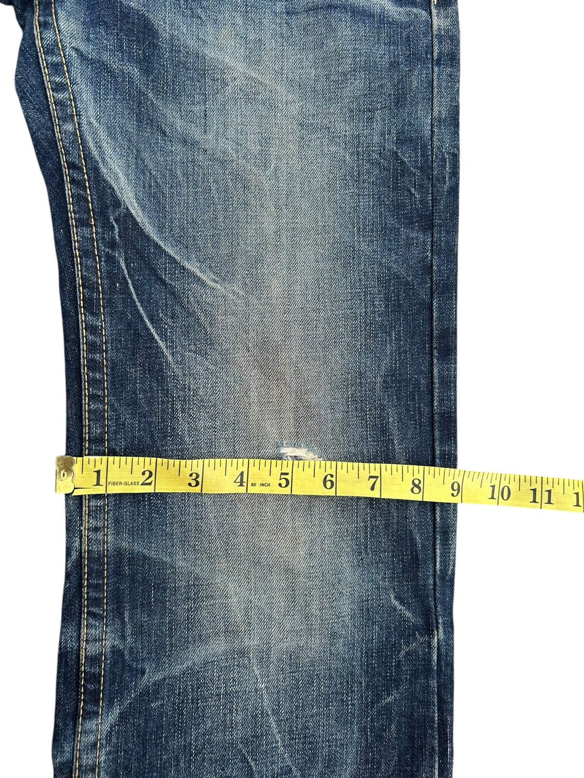 If Six Was Nine Red Pepper Japan Punk Distressed Denim Jeans Size US 31 - 23 Thumbnail