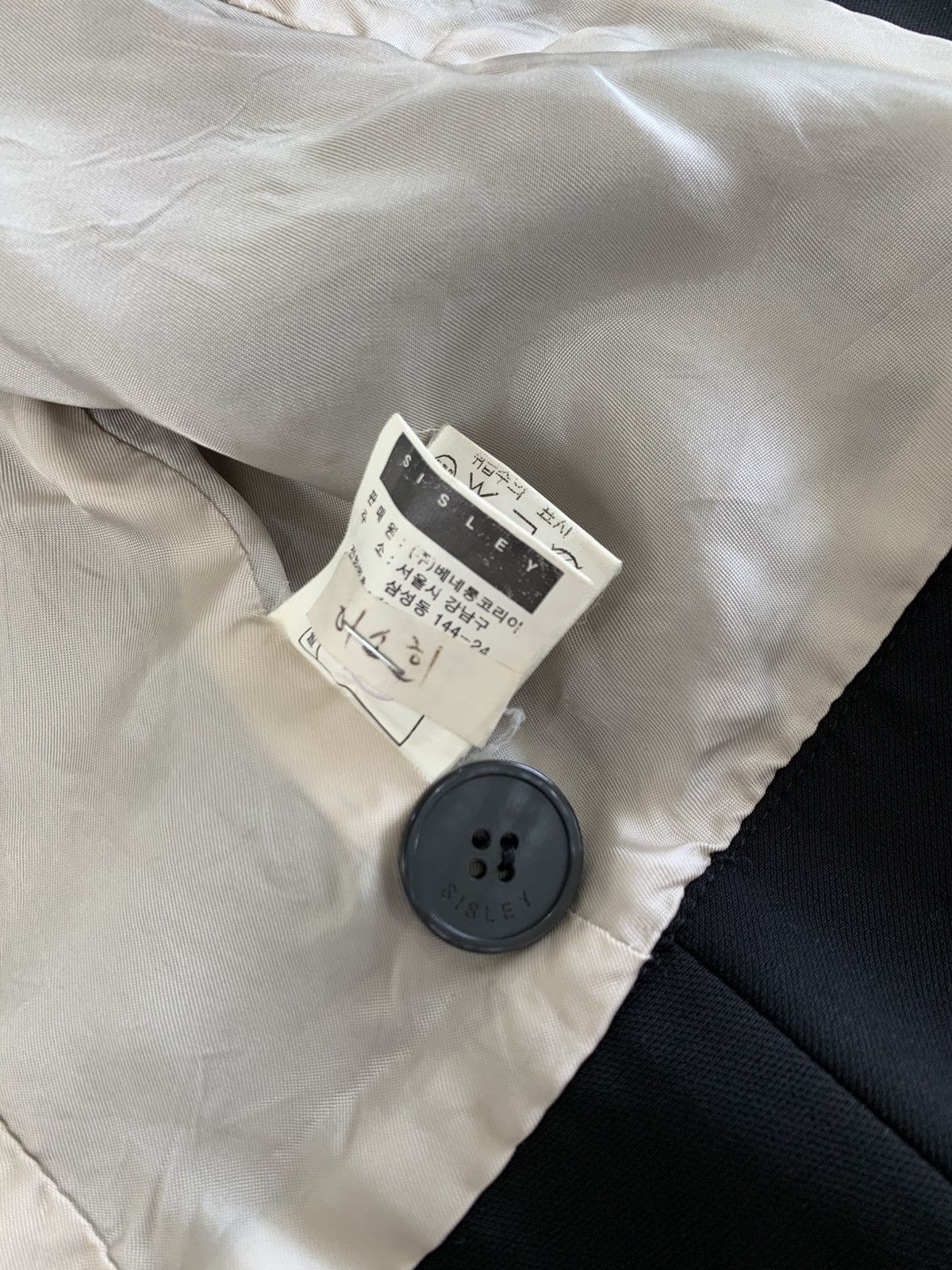 Sisley Yohji yamamoto style cut&sew sisley crop blazer Size XS / US 0-2 / IT 36-38 - 8 Thumbnail