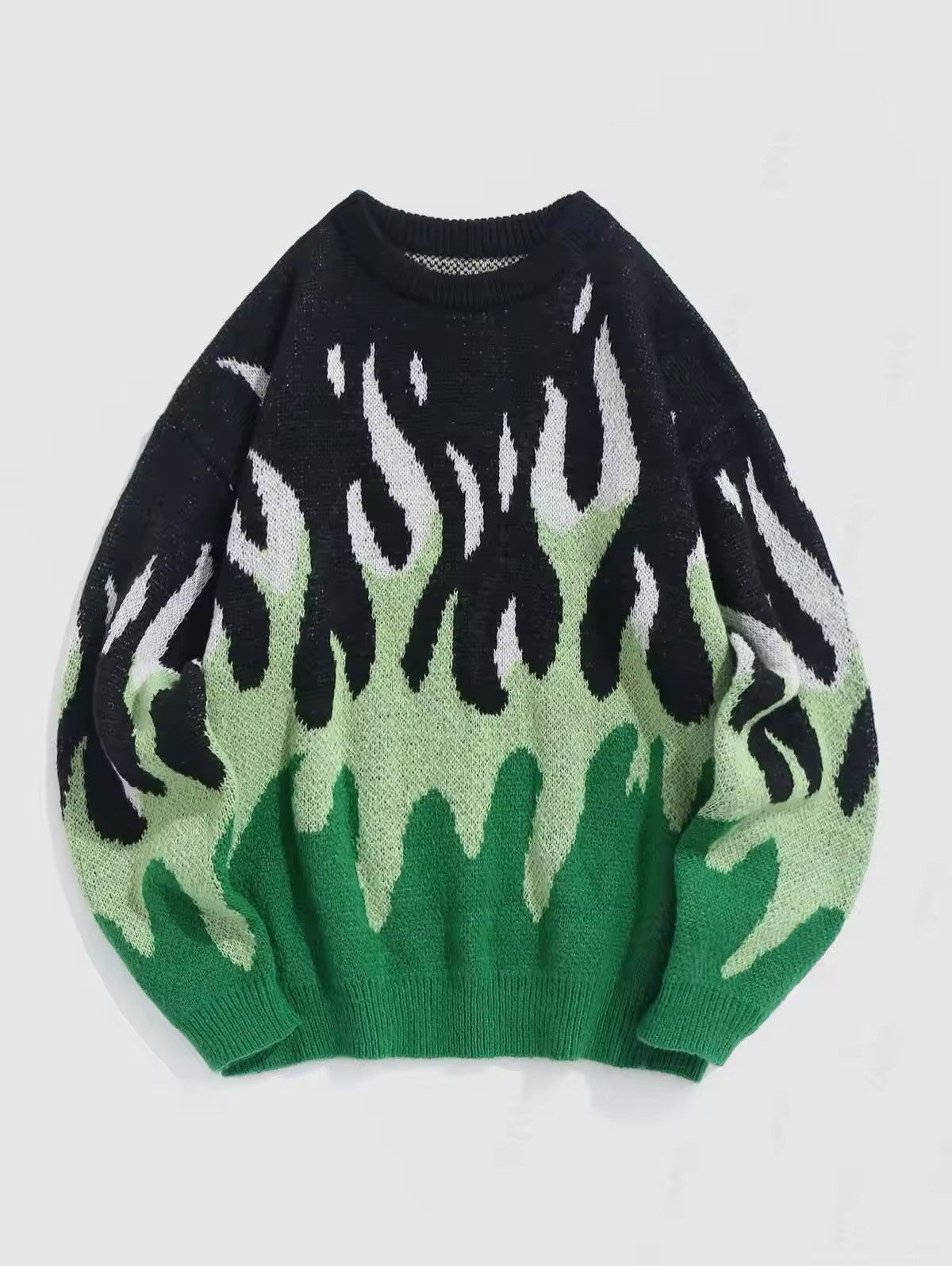 Other Knitted Jacquard Pattern Pullover Sweater Size US L / EU 52-54 / 3 - 2 Thumbnail
