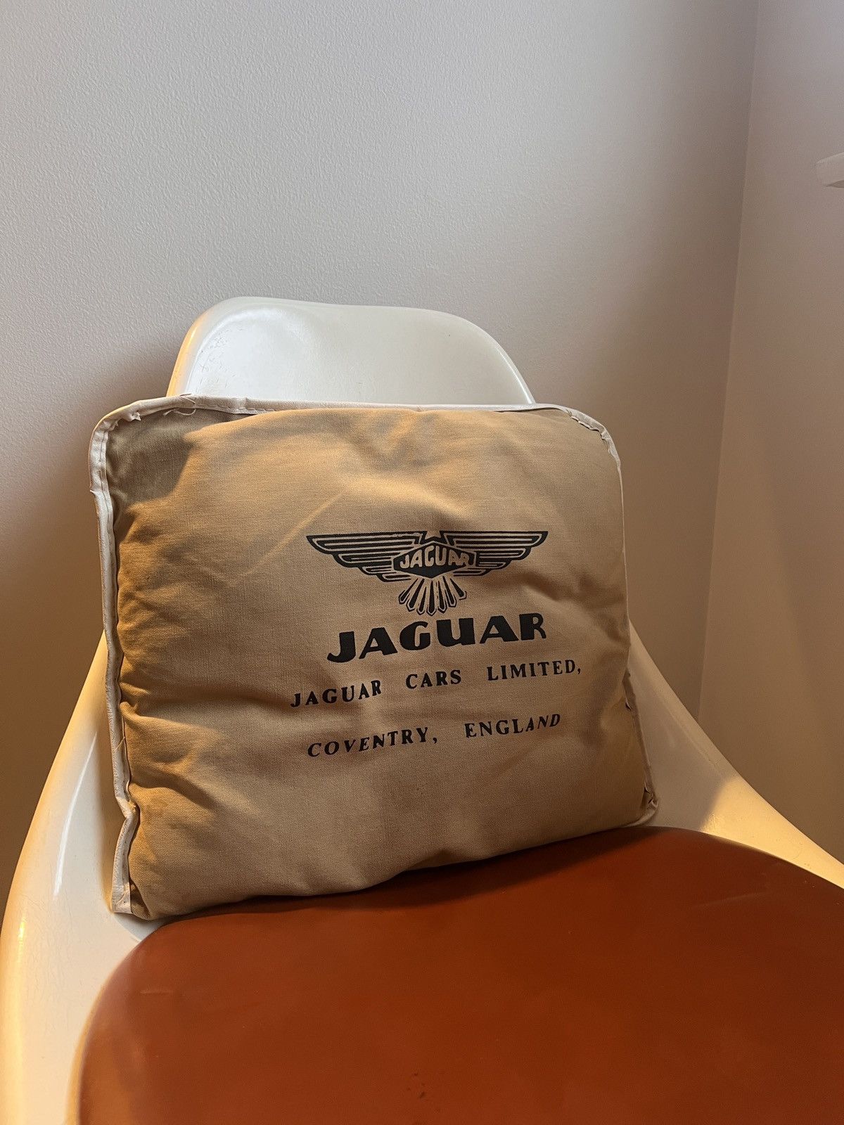 Vintage Jaguar Pillow
