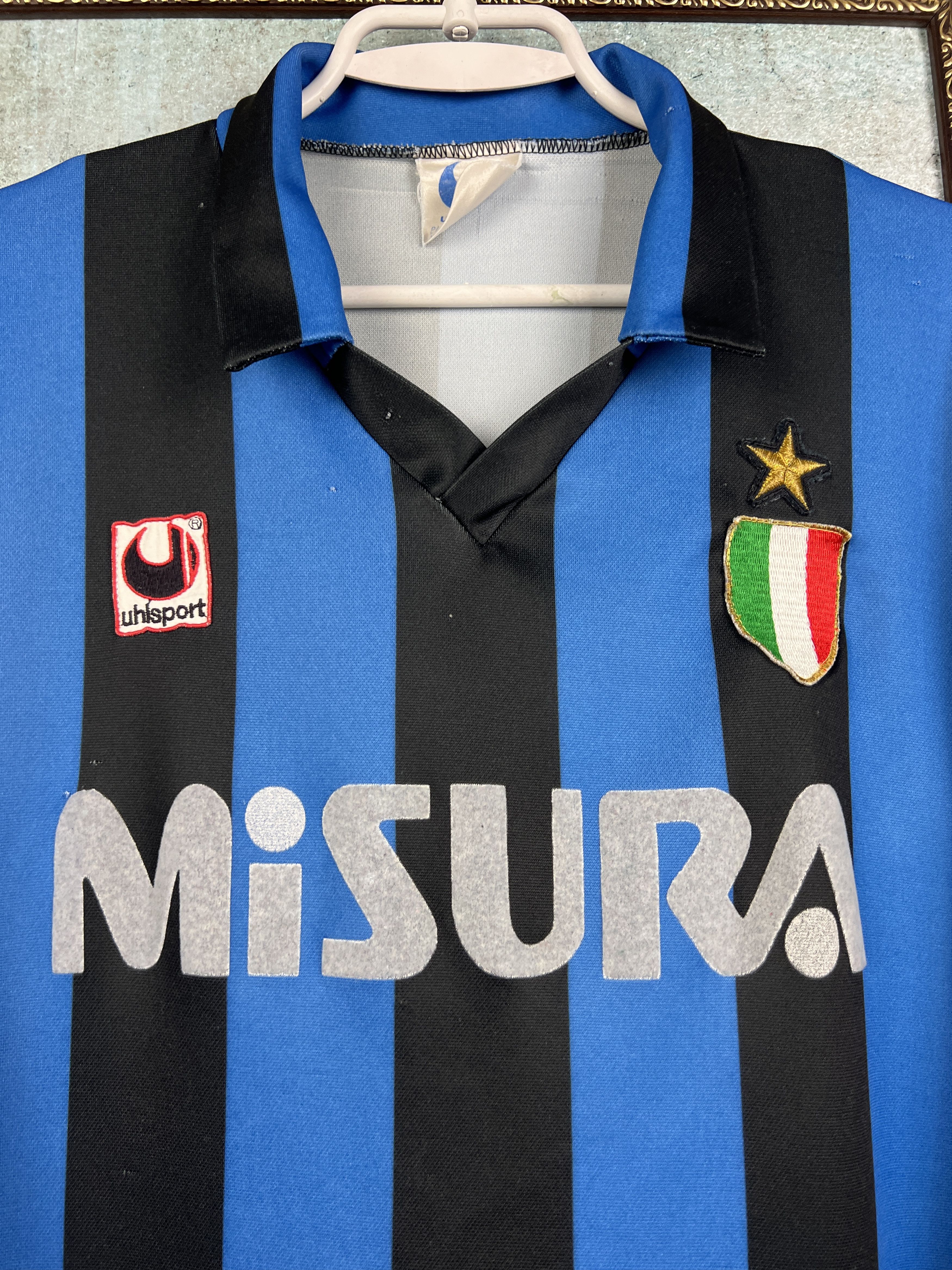 Vintage Inter Milan football shirt Soccer Long Sleeve Maglia Jersey Size US L / EU 52-54 / 3 - 3 Thumbnail