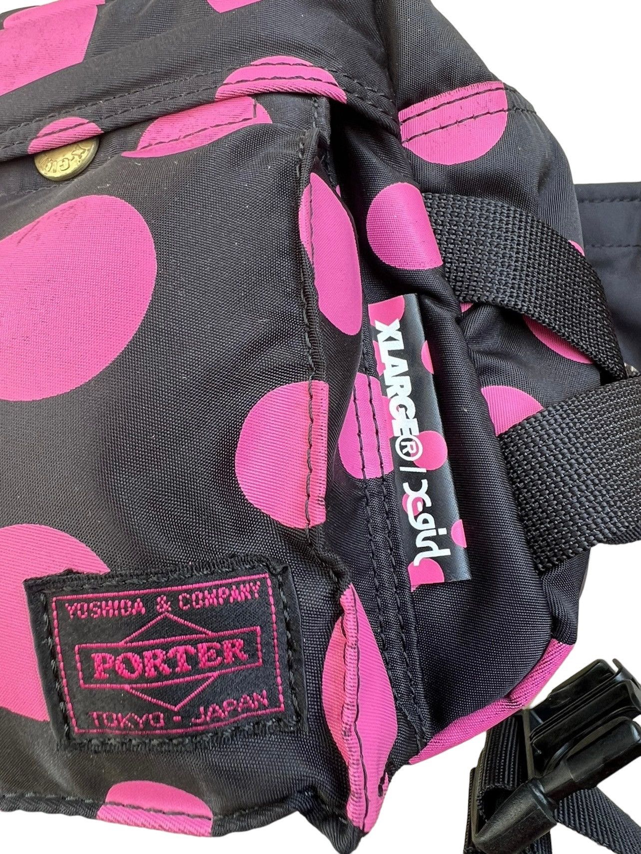 Porter Porter X Yayoi Kusama X X-Girl X Xlarge Polka Dot Tanker Bag Size ONE SIZE - 8 Thumbnail
