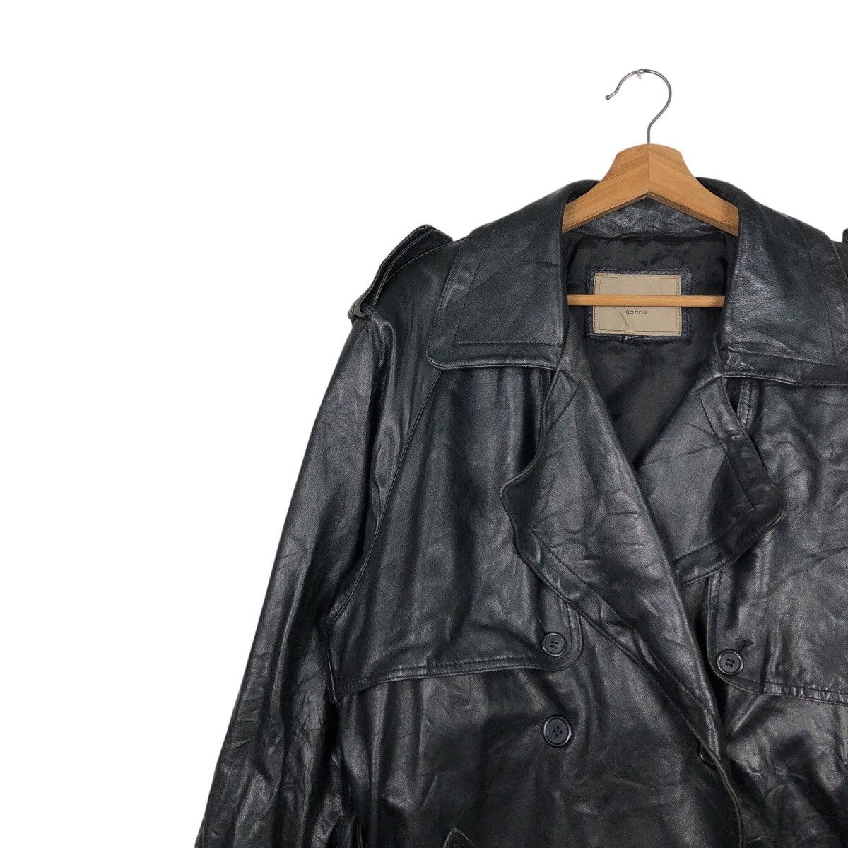 Japanese Brand 📌Vintage Leather Jacket Felgi Donna Blanket Issey Miyake Size US M / EU 48-50 / 2 - 8 Thumbnail