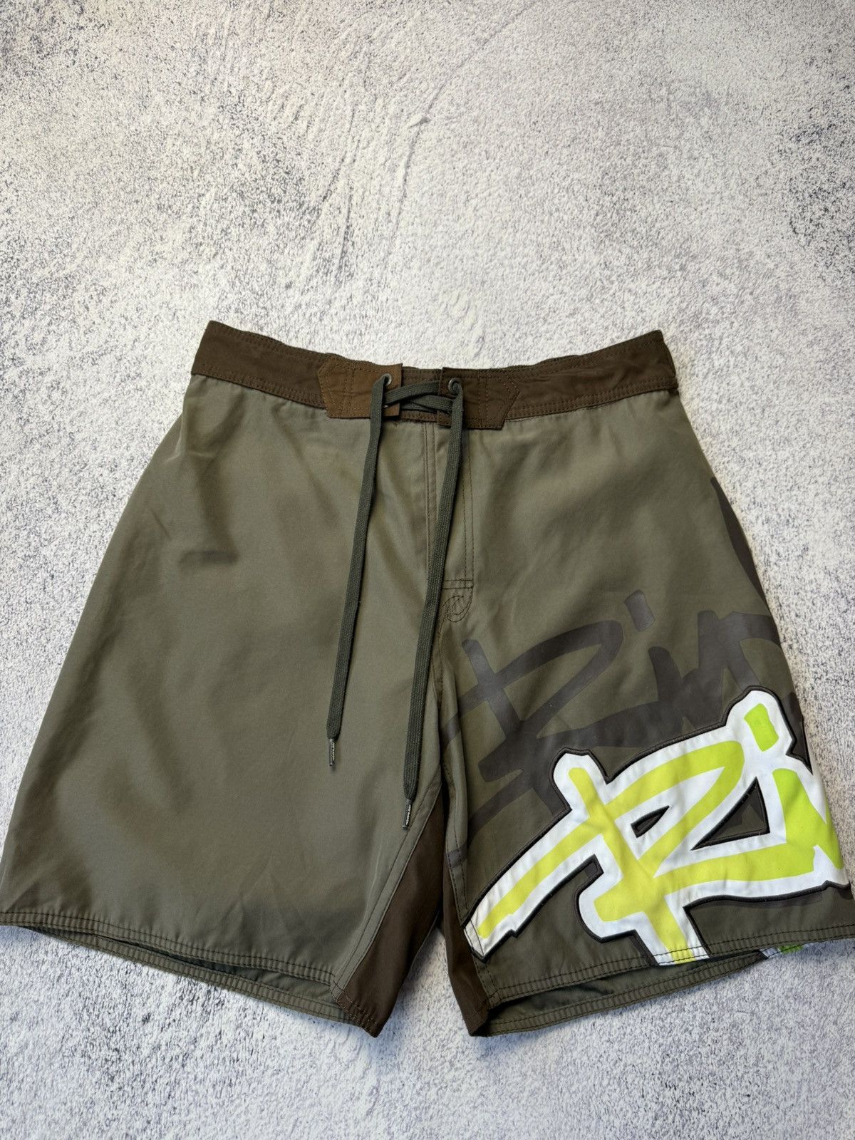 Rip Curl Vintage Rip Curl Big Logo Nylon Shorts USA OOs Size US 34 / EU 50 - 4 Thumbnail