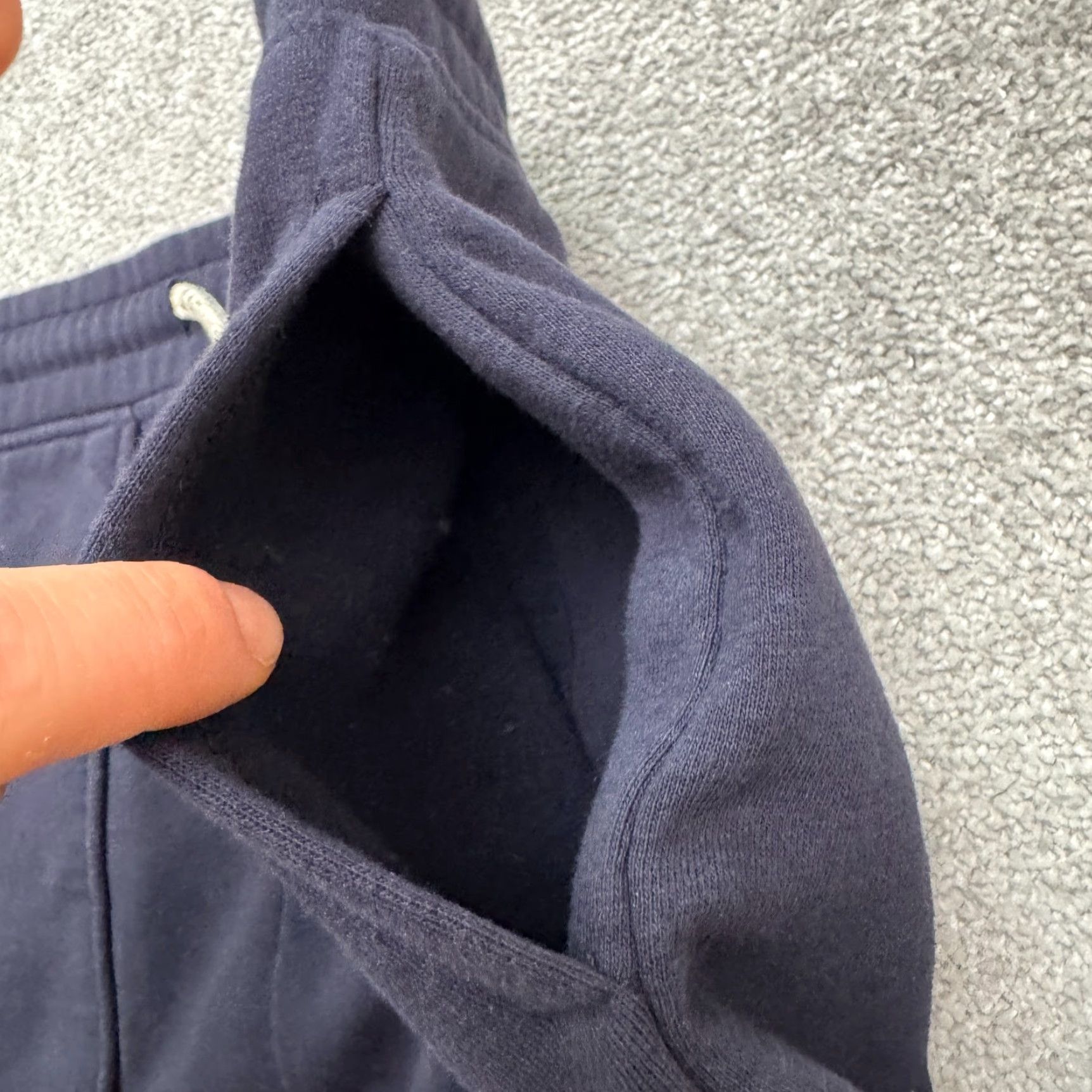 Vintage Retreat Jogger Sweatpants Mens S Blue Fleece Casual Activewear Casual Streetwear Athletic Size US 29 - 4 Thumbnail