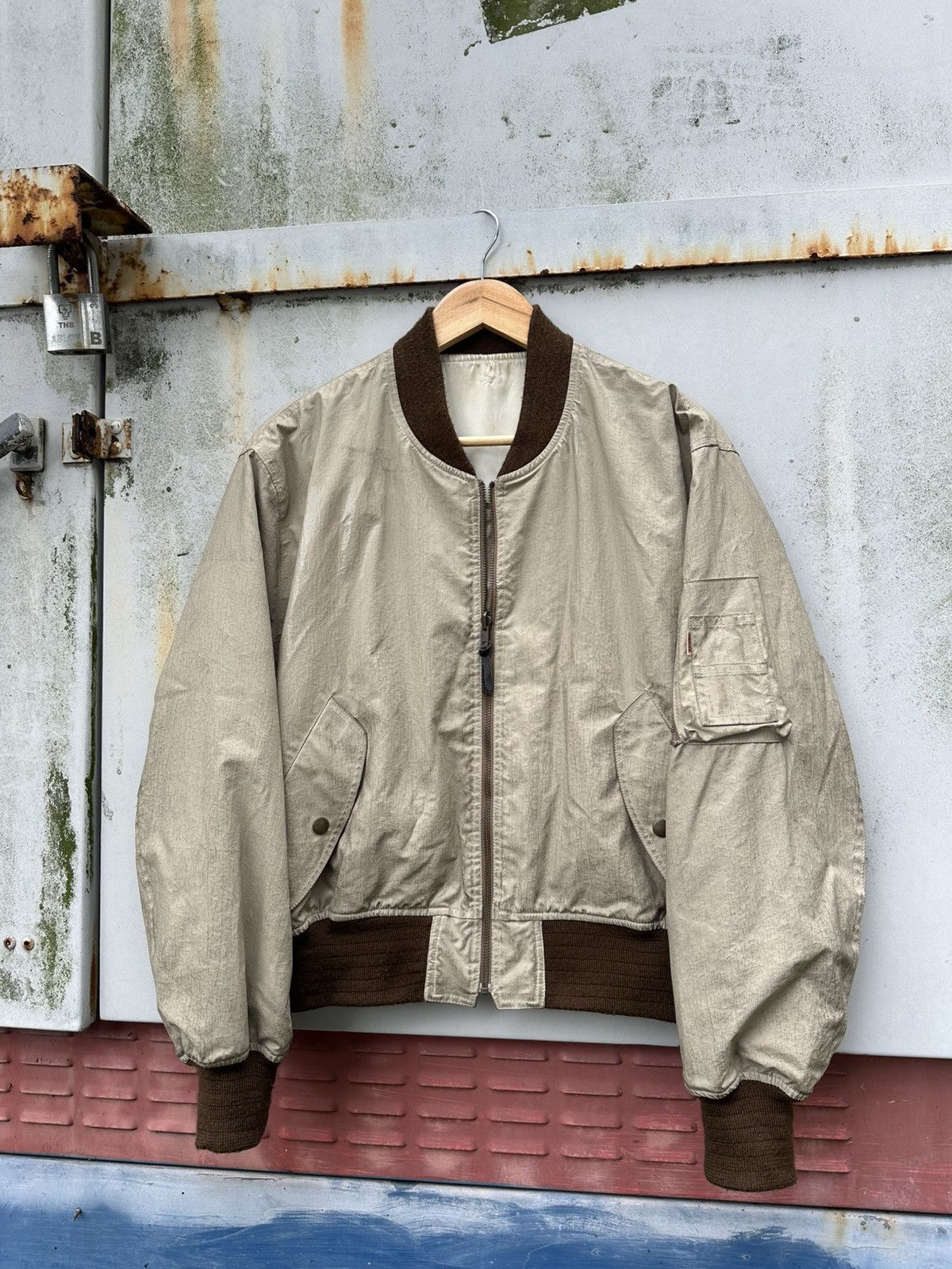 Vintage 👹Vintage Spats Reversible Nylon Bomber Jacket Size US M / EU 48-50 / 2 - 1 Thumbnail