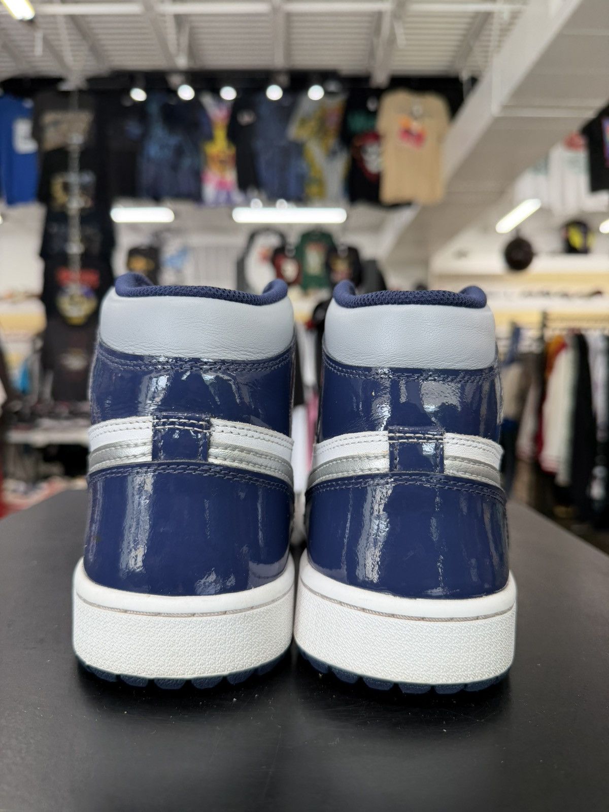 Jordan Brand Jordan 1 Golf Patent Midnight Navy Size 8.5 (2022) Size US 8.5 / EU 41-42 - 5 Thumbnail