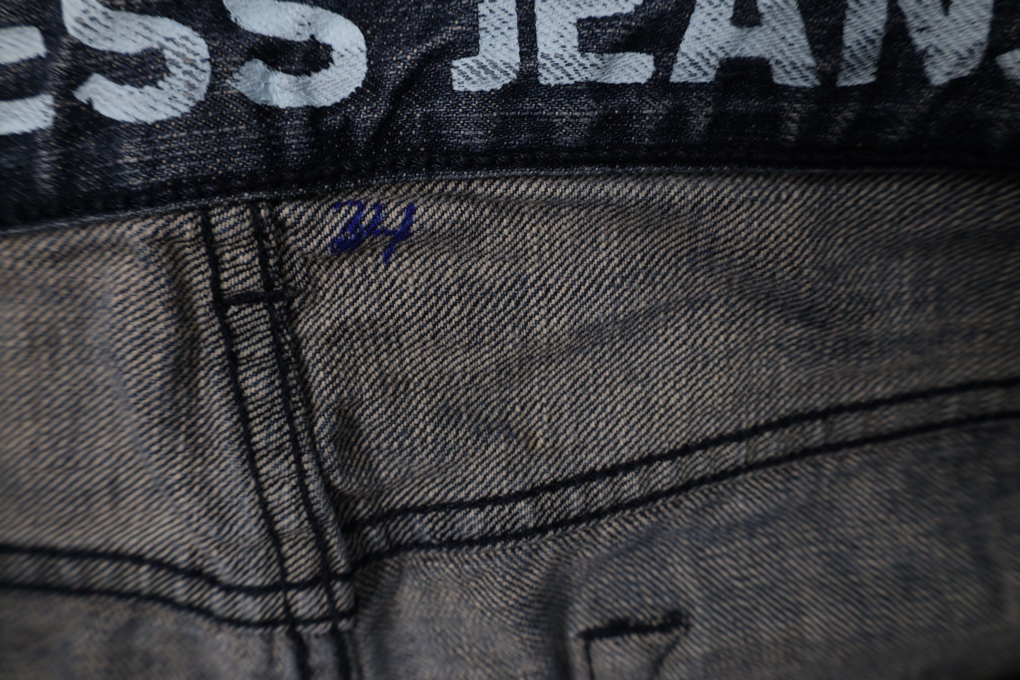 Express Vintage Y2K Express Kingston Boot Cut Wide Leg Jeans Blue Size US 34 / EU 50 - 8 Thumbnail