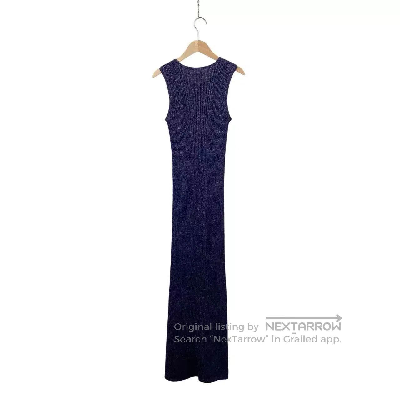 Loewe sleeveless knitted dress with logo. Size M / US 6-8 / IT 42-44 - 2 Thumbnail