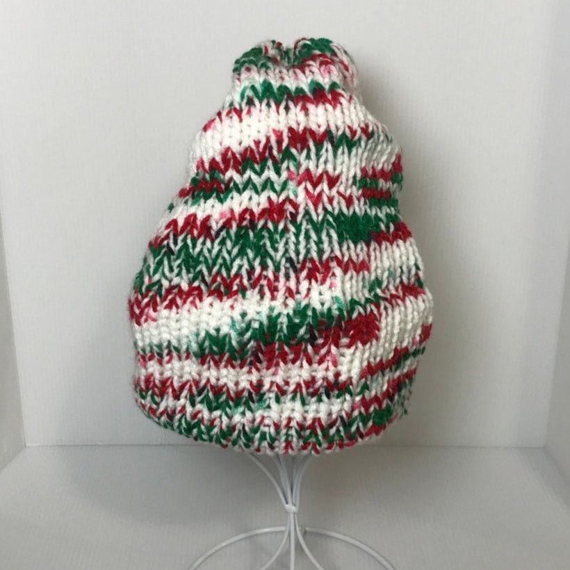 Handmade NWT Handmade Crocheted Textured Beanie & Scarf 65” Size ONE SIZE - 3 Thumbnail