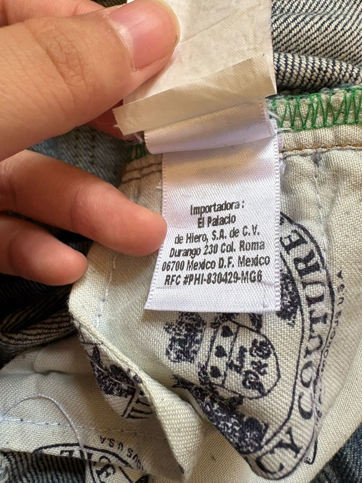 Japanese Brand Vintage Japanese Brand Mud Wash Distressed Bellbottom Jeans Size 31" - 13 Thumbnail