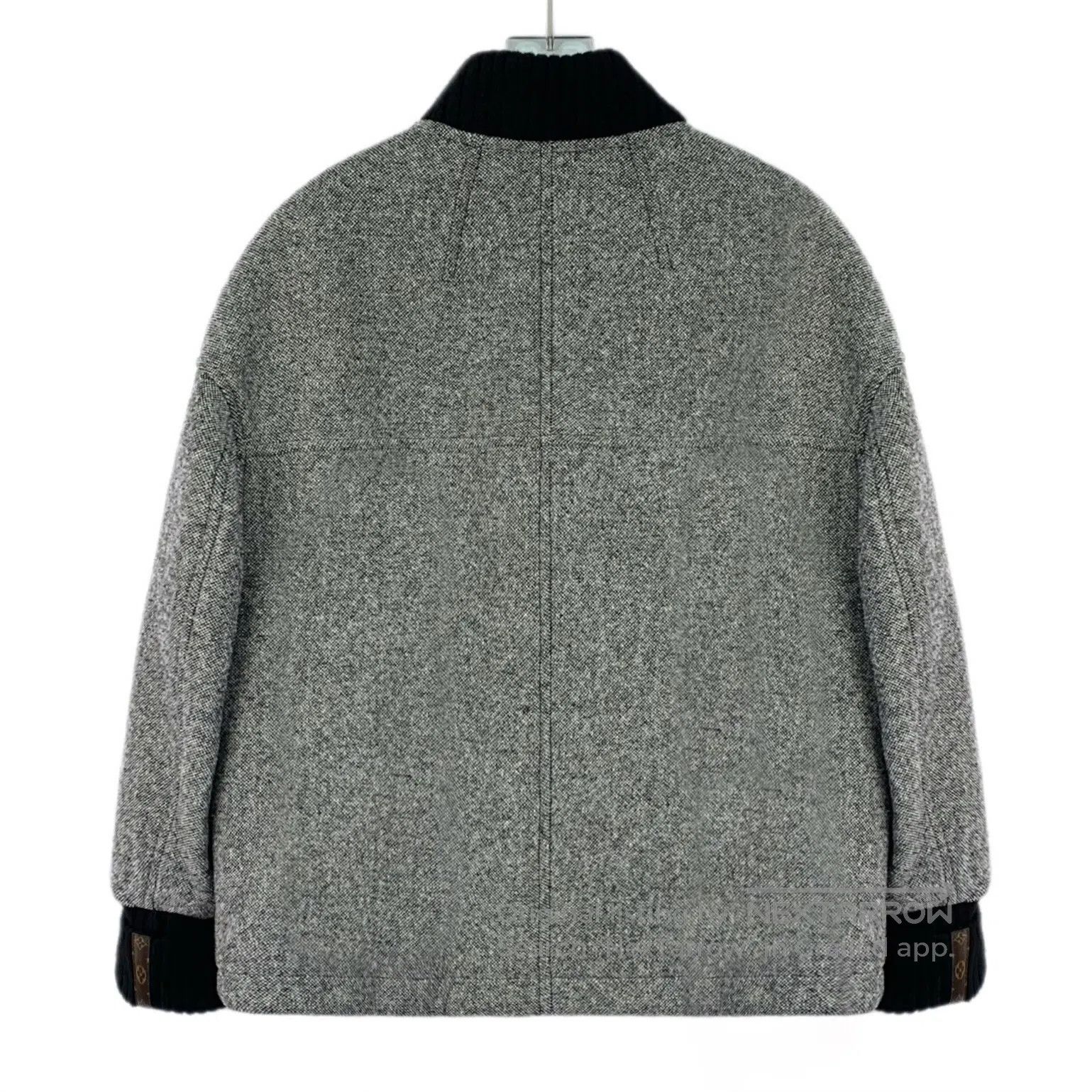 Louis Vuitton Louis Vuitton Gray Lining Logo Monogram Fleece Stand Colla Size XXS / US 00 / IT 34 - 2 Thumbnail