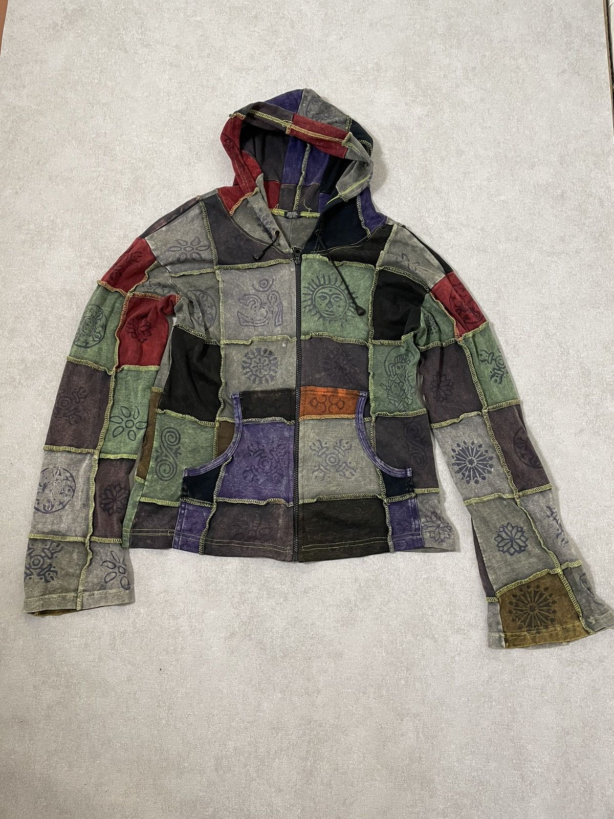 Vintage Avant Garde hoodie multi poket Grailed