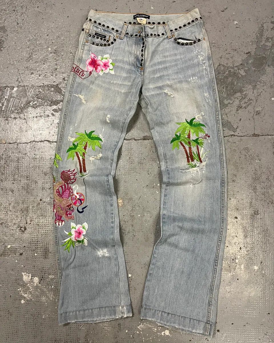 Dolce Gabbana Hawaii Jeans | Grailed