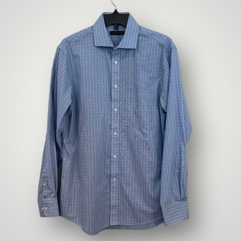 Tommy Hilfiger Tommy Hilfiger Men's Check Button-Down Shirt Medium Size US M / EU 48-50 / 2 - 1 Thumbnail