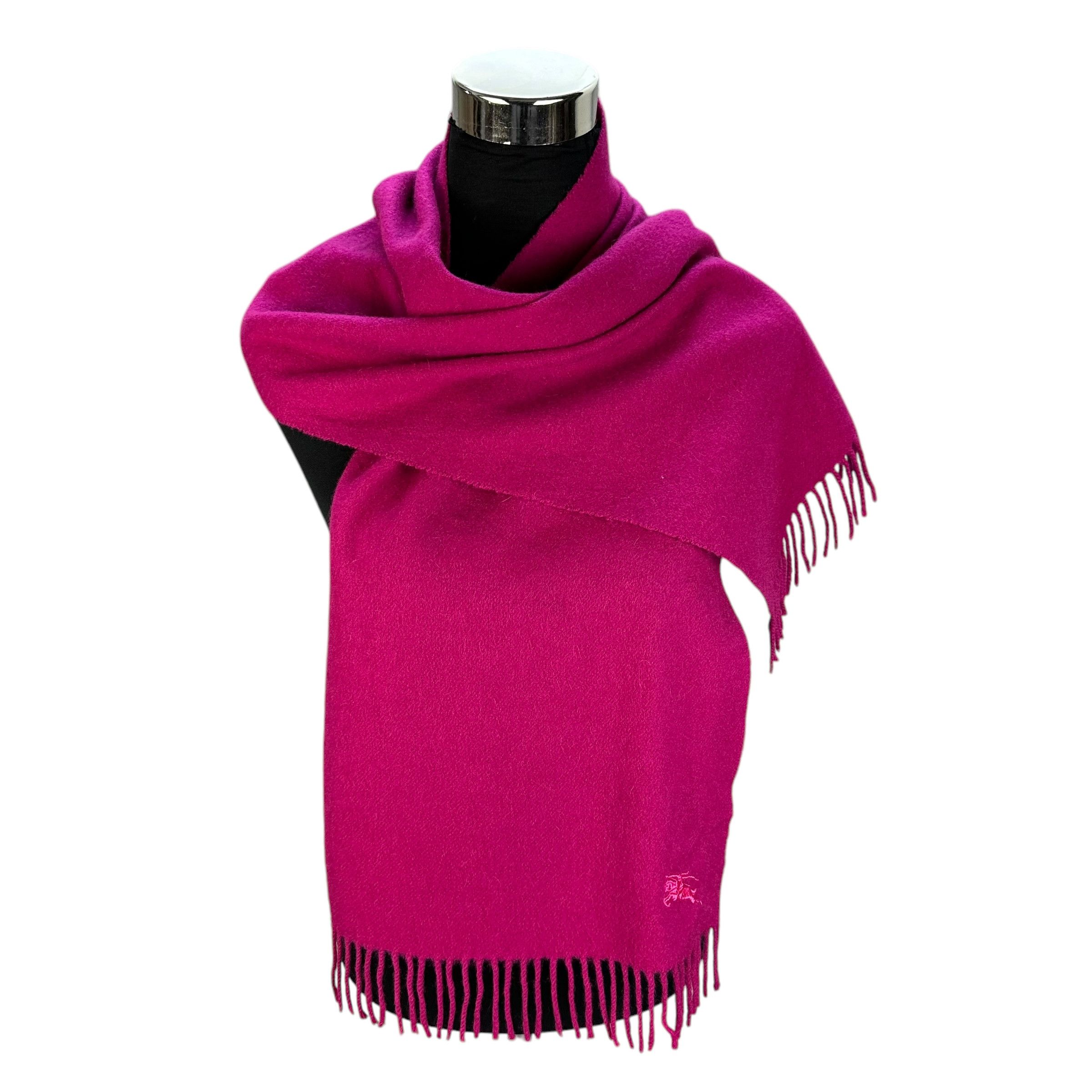 Vintage 90’s BURBERRYS Cashmere Muffler Neckwear #A65-1550