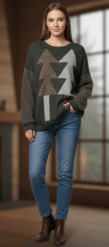 Issey Miyake Ne-net Issey Miyake Tree Patch Knitwear Wool Mohair Sweater Size M / US 6-8 / IT 42-44 - 8 Thumbnail