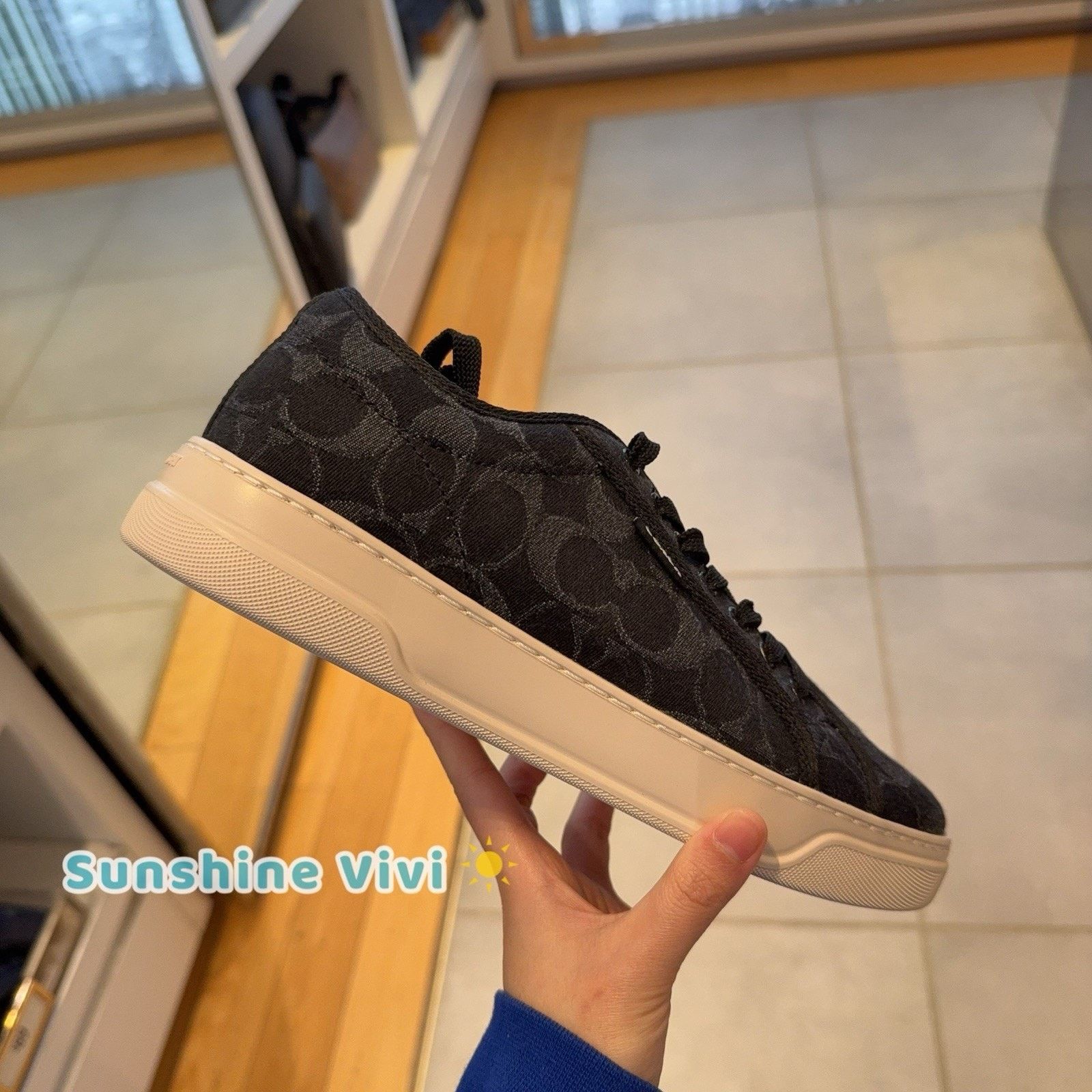Coach NEW Coach men Canvas SneakerIn Signature Denim CAP73 us 7.5 Size US 7.5 / IT 37.5 - 4 Thumbnail