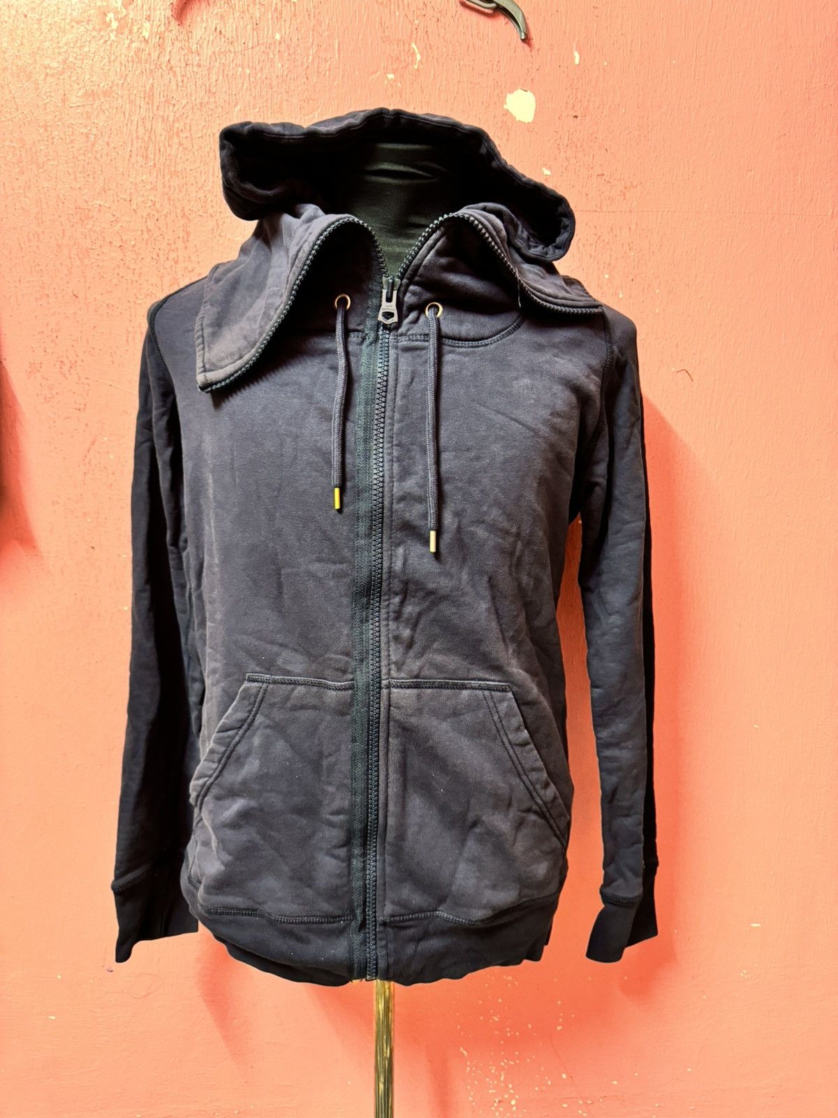 image of Diesel Military Apparel Hoodie in Blue, Men's (Size Large)