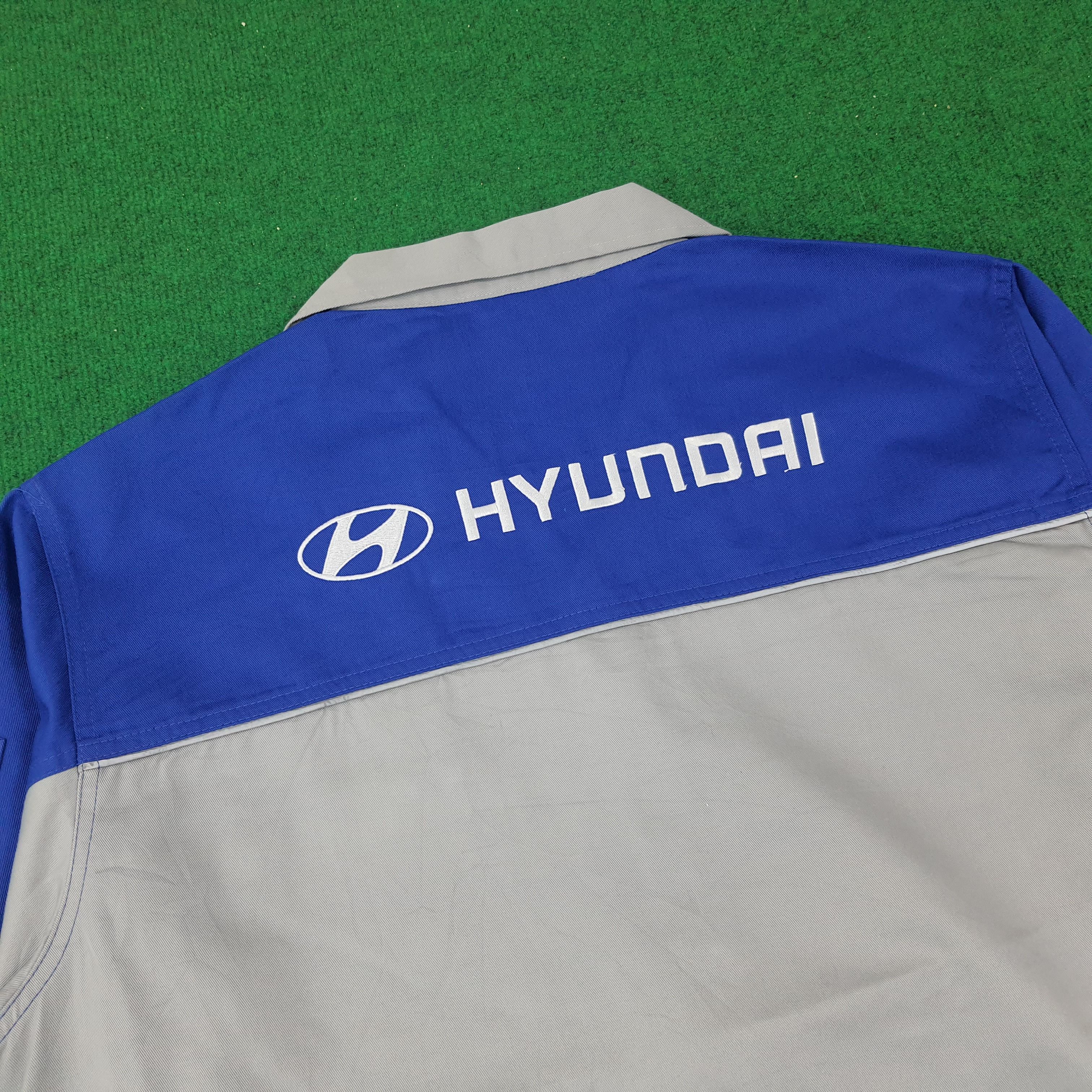 Vintage Vintage Hyundai Motorsports Racing Jacket C219N35 Size US L / EU 52-54 / 3 - 2 Thumbnail
